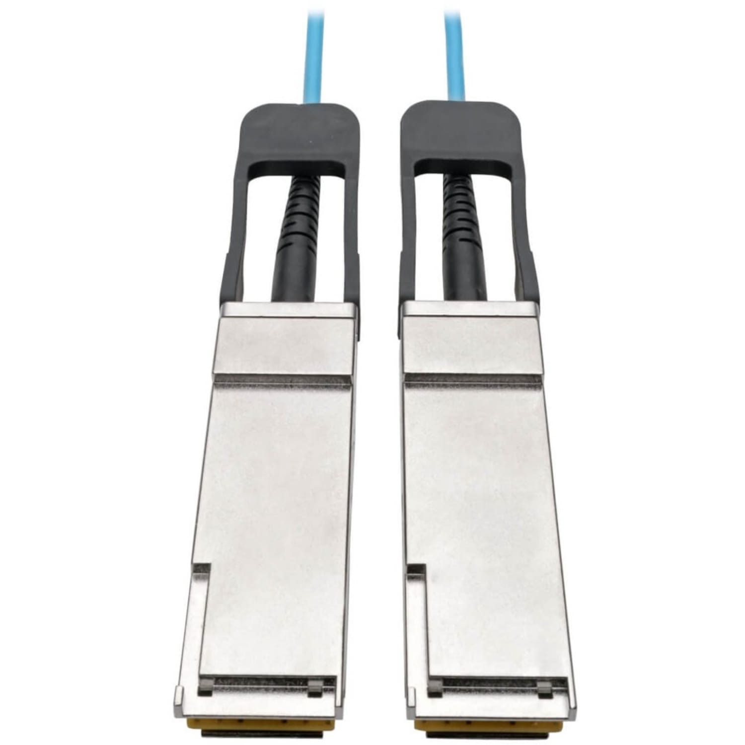 Eaton Tripp Lite Series QSFP+ to QSFP+ Active Optical Cable - 40Gb, AOC, M/M, Aqua, 3M (9.84 ft.) - 10 ft Fiber Optic Network Cable  - N28F03MAQ