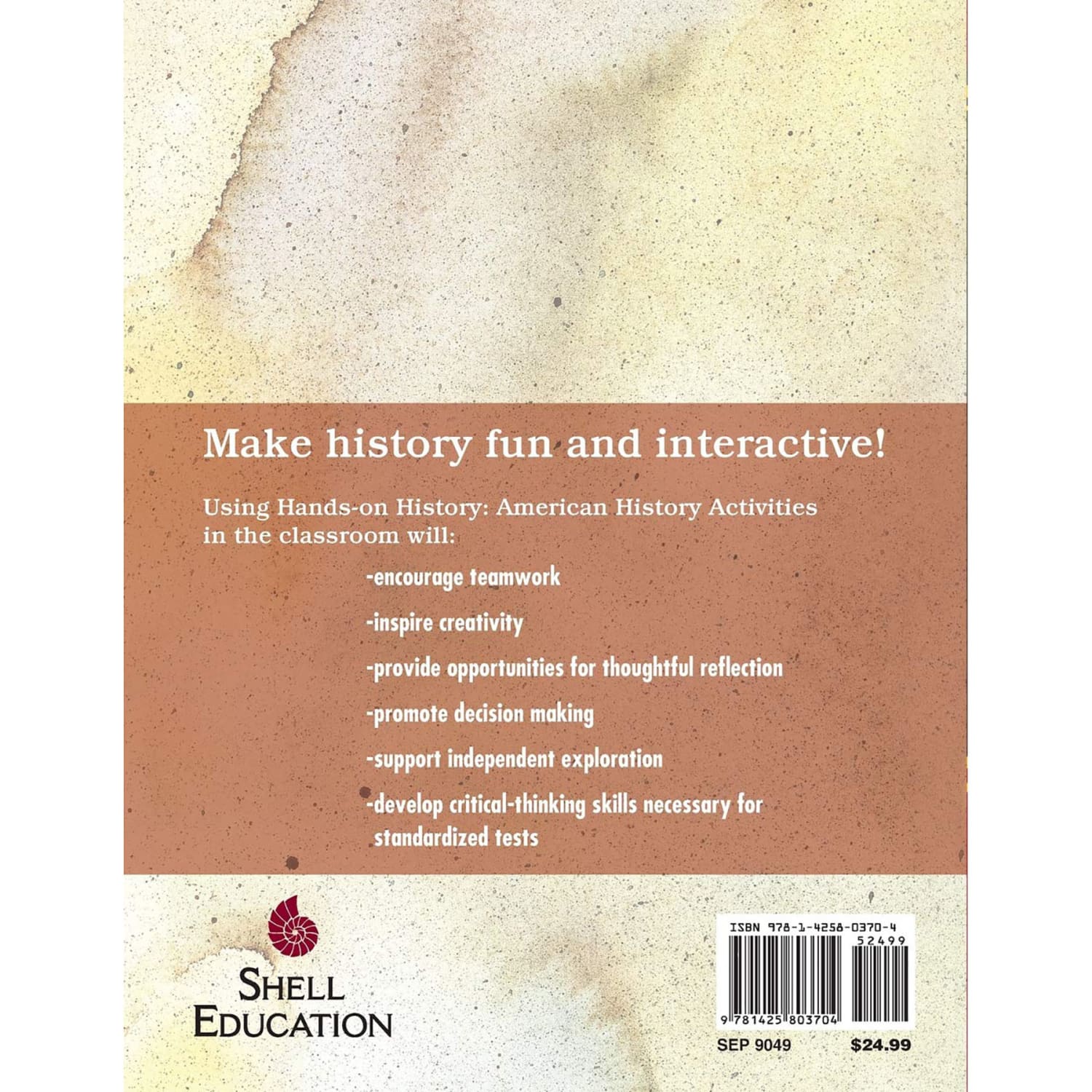 Shell Education Hands-On History Book, American History Activities - Image 3