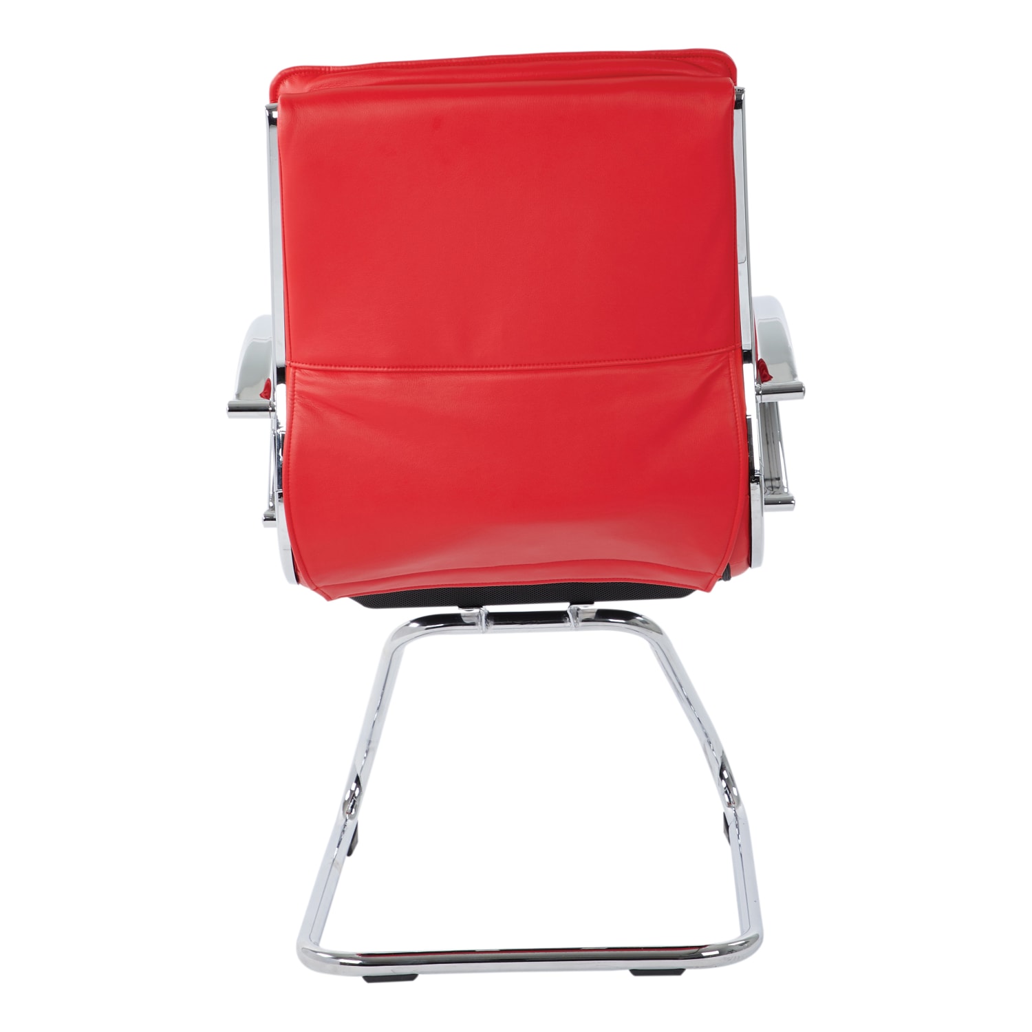 Office Star Guest Chair, Red/Chrome - Image 6