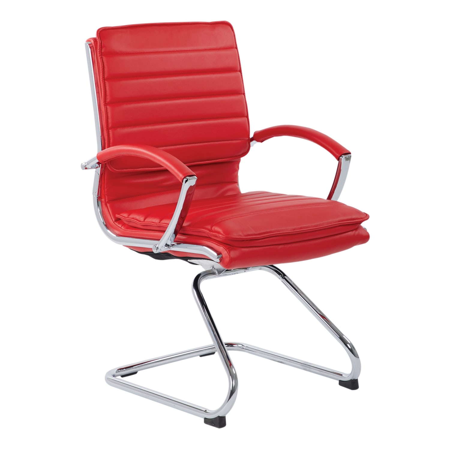 Office Star Guest Chair RedChrome PopularChairscom