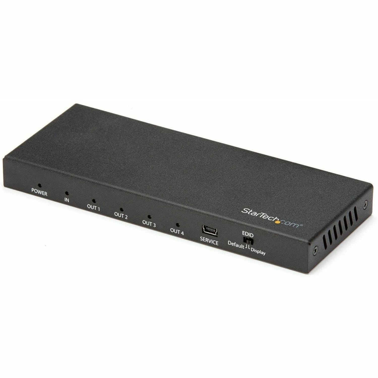 StarTech.com 4 Port HDMI Splitter - 4K 60Hz - 1x4 Way HDMI 2.0 Splitter - HDR - ST124HD202 - Displays the same image with sound on 4 screens