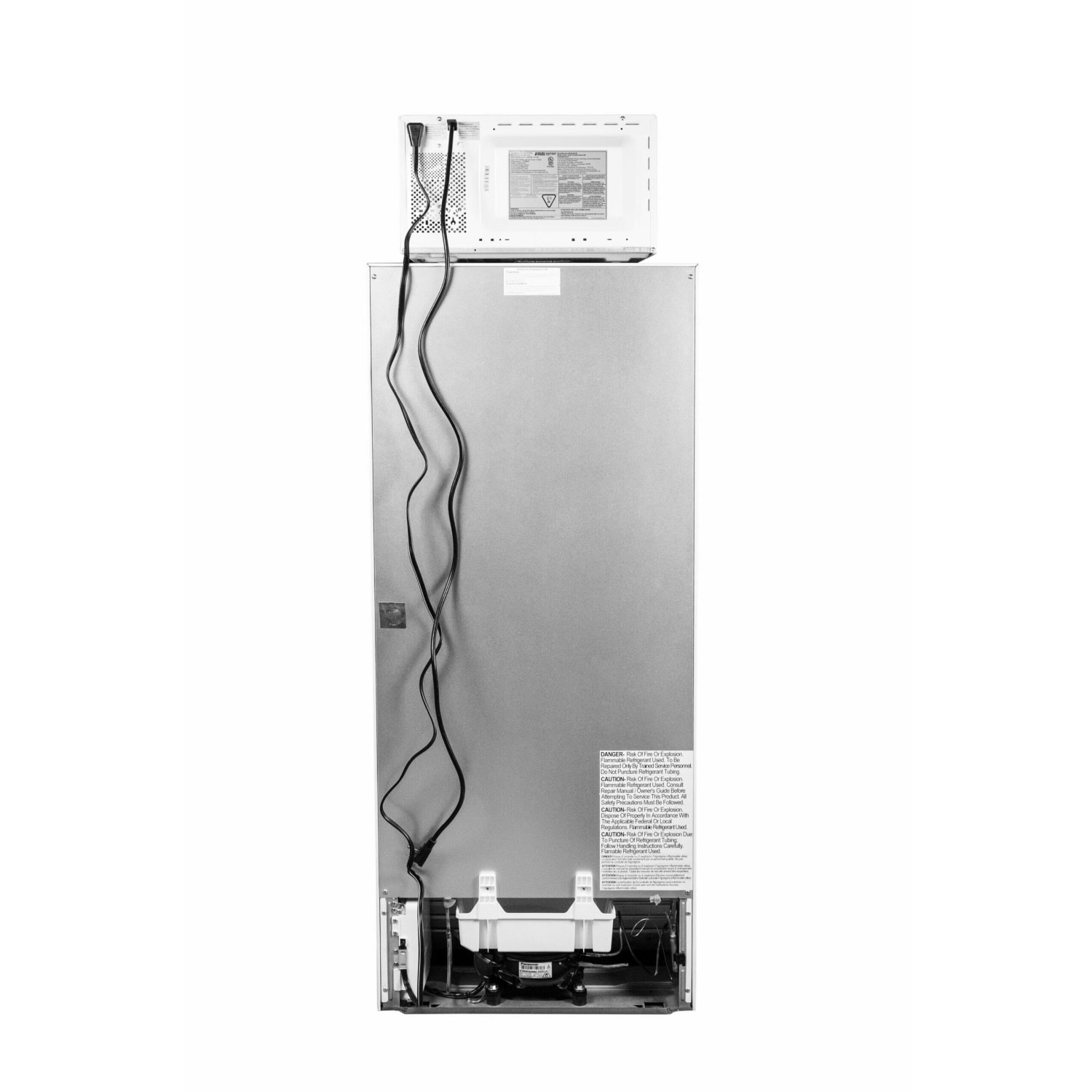 Danby 10 Cu. Ft./0.9 Cu. Ft. Combination Refrigerator/Microwave, Left Side Hinge, White - Image 5