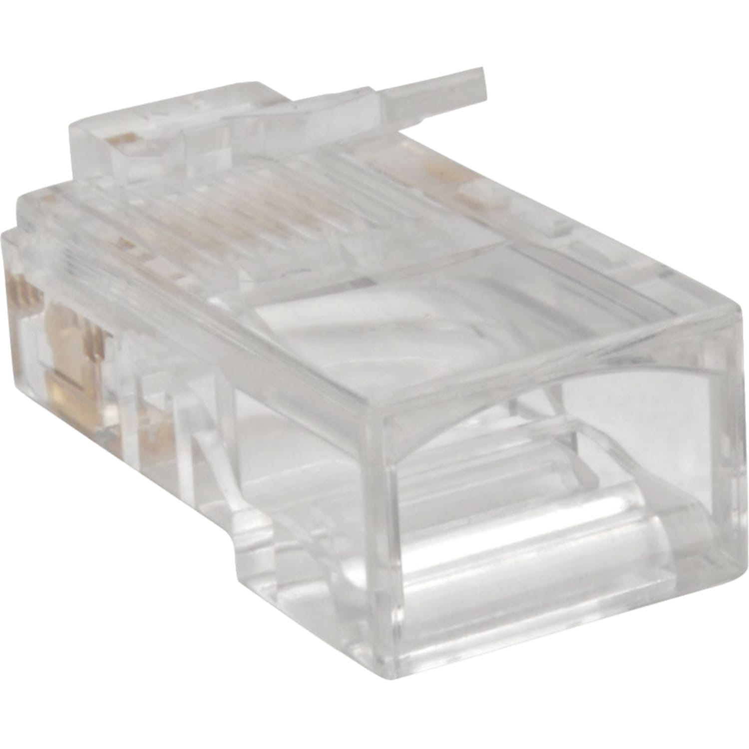 Tripp Lite RJ45 Modular Connector for Round Stranded UTP Conductor 4-Pair Cat5e, 100 Pack - Network connector - N030100STR - Image 3