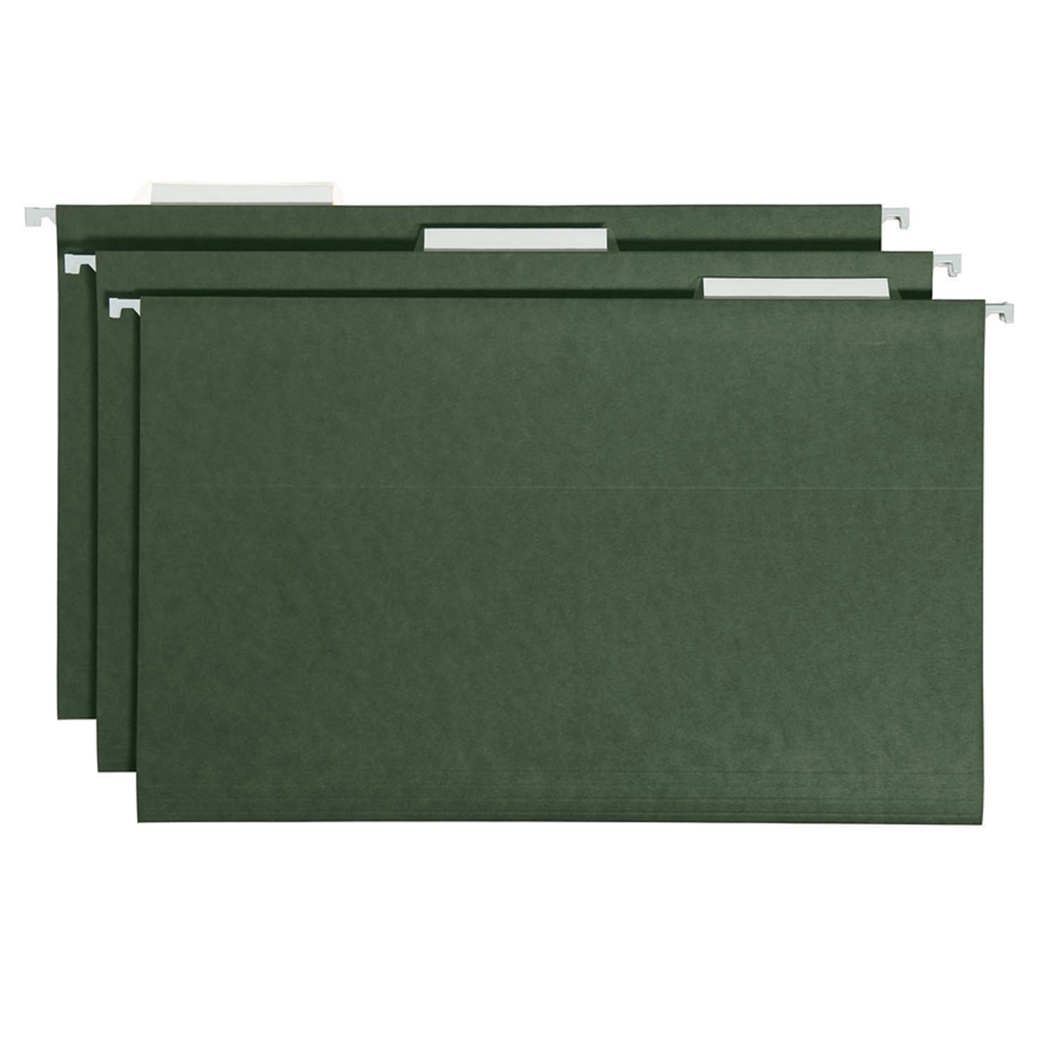 Smead Premium-Quality Hanging Folders, 1/3 Cut, Legal Size, Standard Green, Pack Of 25