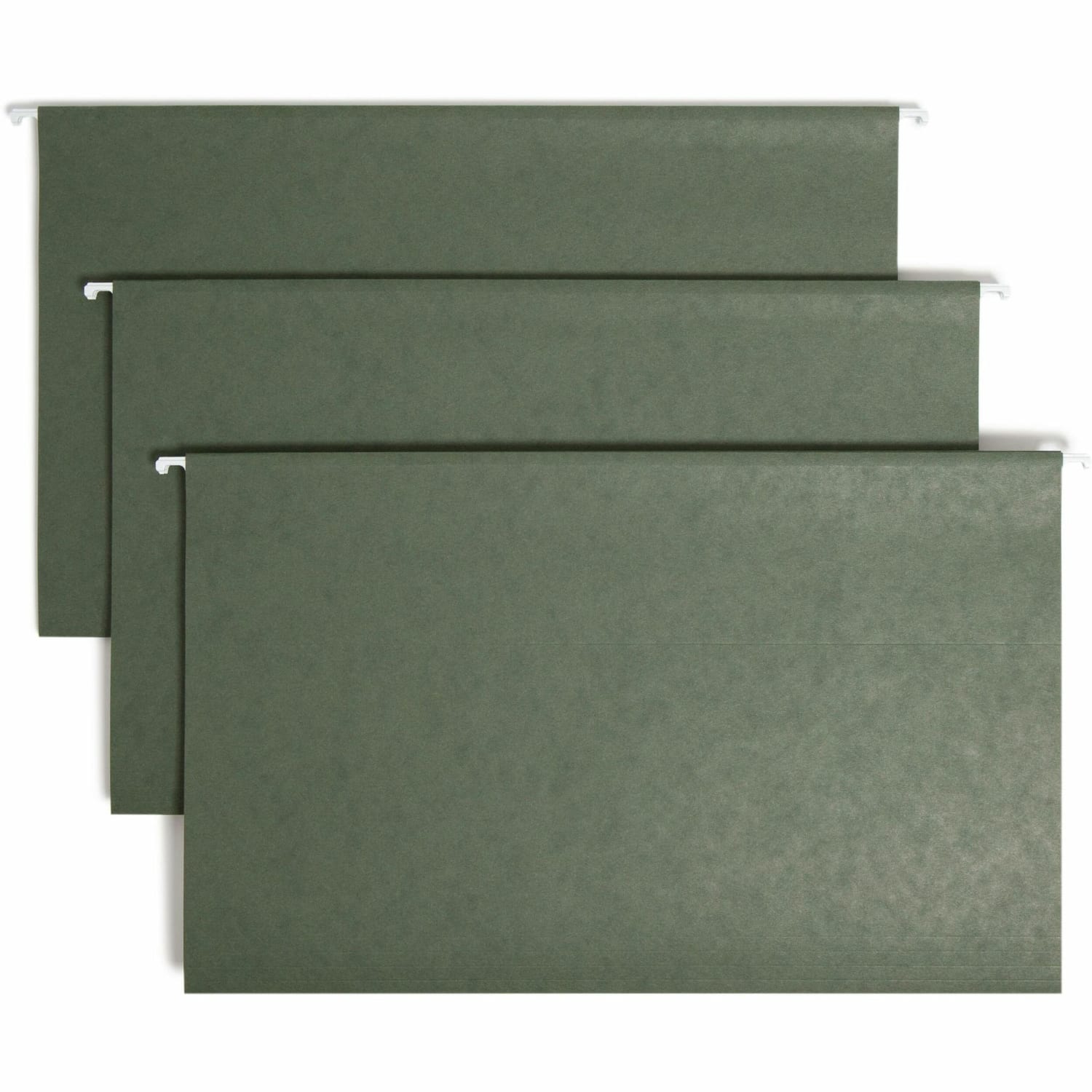 Smead Premium-Quality Hanging Folders, 1/3 Cut, Legal Size, Standard Green, Pack Of 25 - Image 3