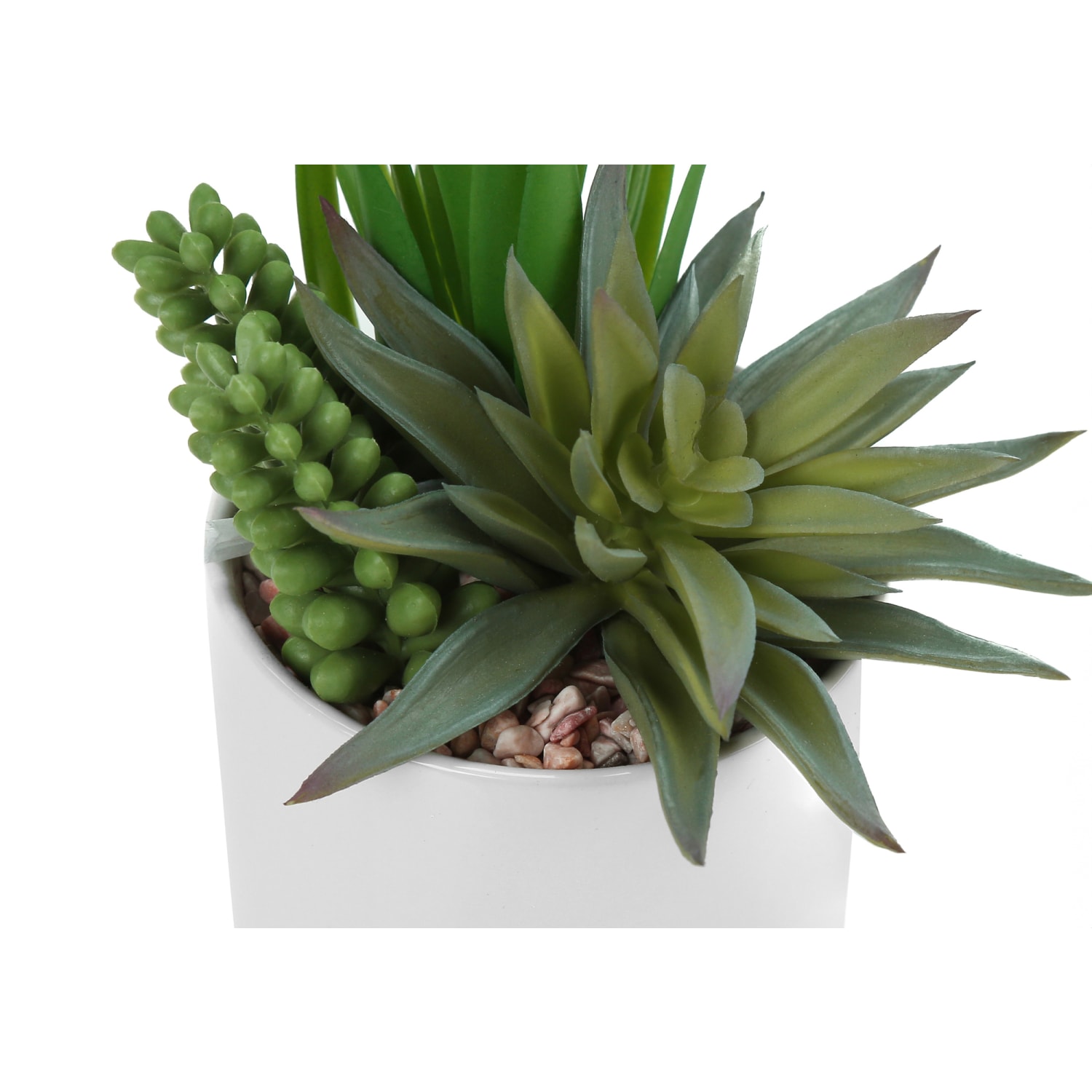 Monarch Specialties Katy 7inH Artificial Plants With Pots, 7inH x 5-1/2inW x 4-1/2inD, Green, Set Of 2 Plants - Image 5