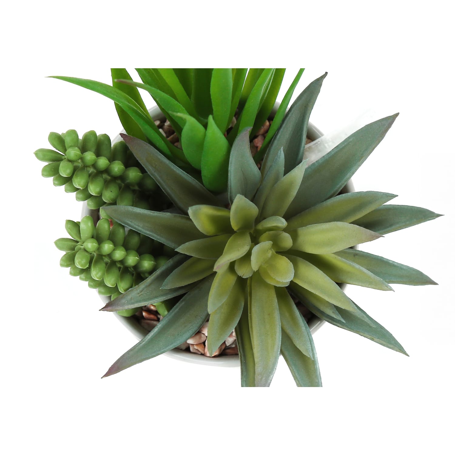 Monarch Specialties Katy 7inH Artificial Plants With Pots, 7inH x 5-1/2inW x 4-1/2inD, Green, Set Of 2 Plants - Image 6