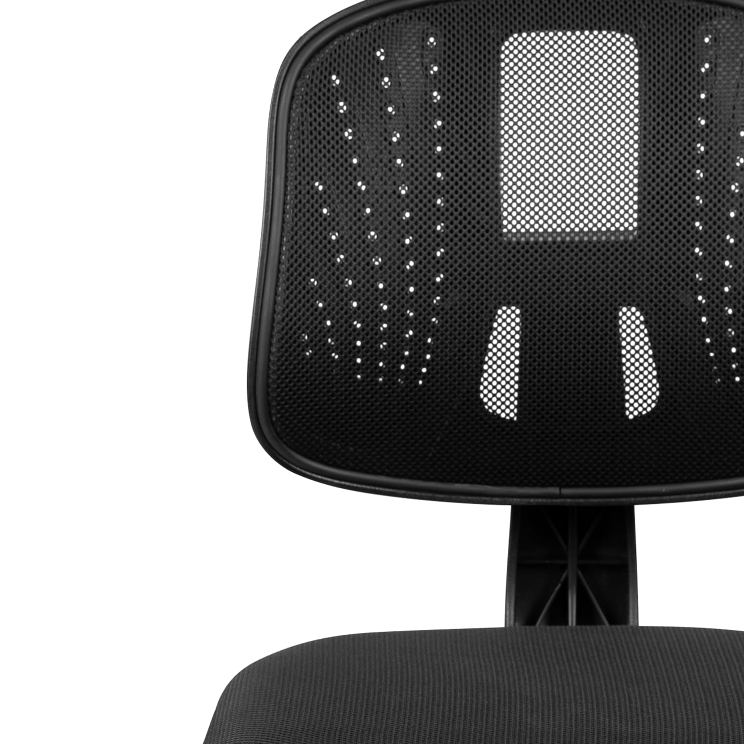 Flash Furniture Flash Fundamentals Mesh Mid Back Swivel Task Office Chair With Pivot Back Black PopularChairscom
