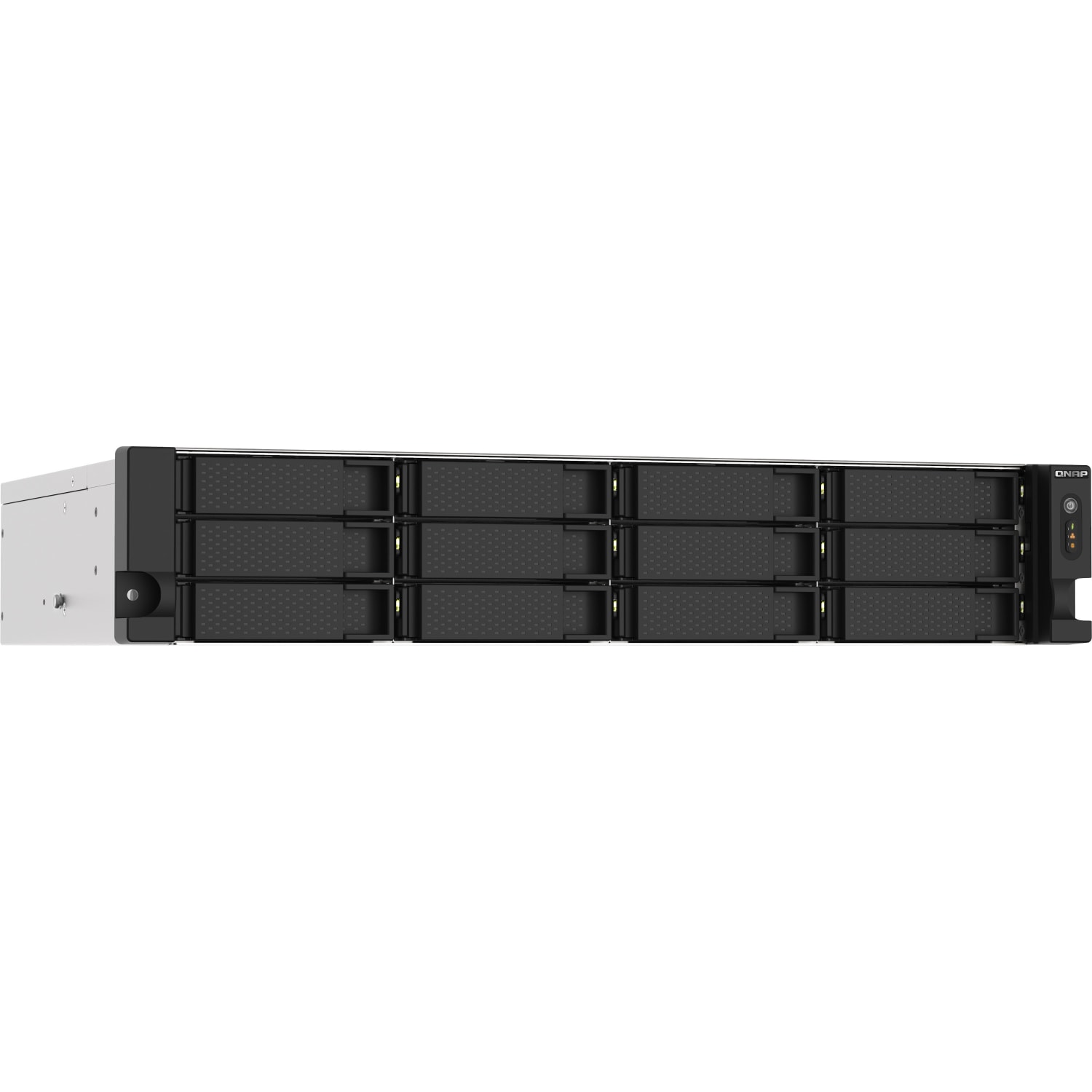 QNAP TS-1273AU-RP-8G SAN/NAS Storage System - AMD Ryzen V1500B Quad-core 2.20 GHz - 12x HDD Supported - TS1273AURP8GUS