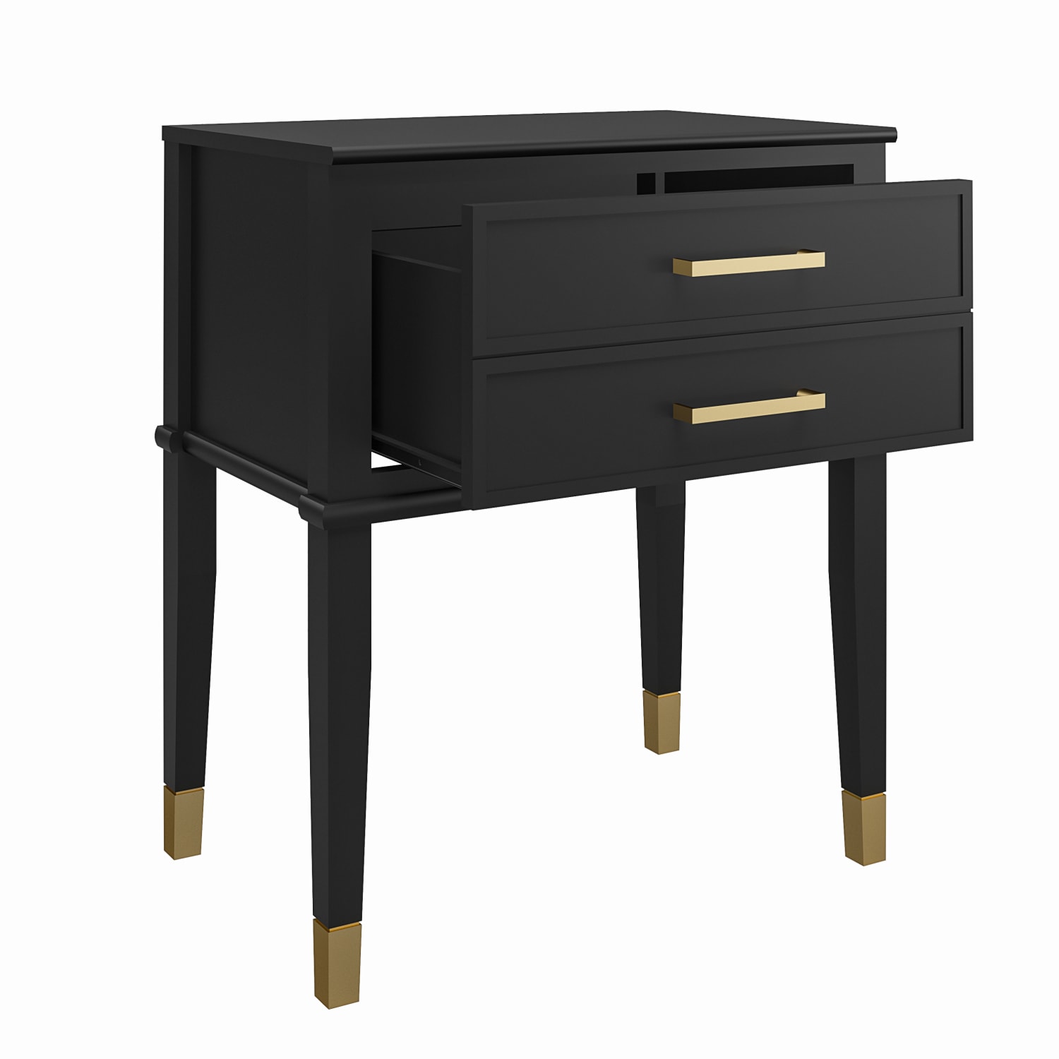 Ameriwood Home Westerleigh End Table, 28inH x 23-5/8inW x 15-5/8inD, Black - Image 5