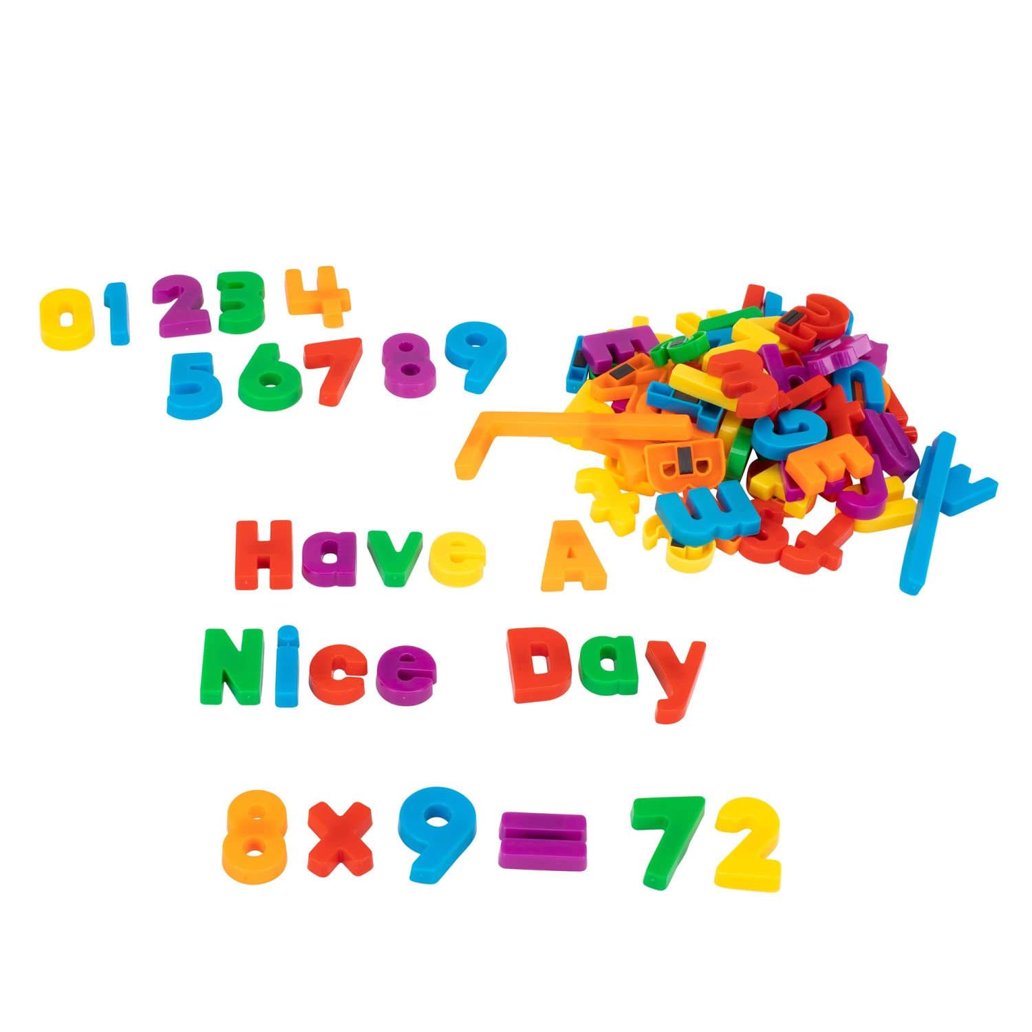 Educational Insights Magnetic Letters & Numbers, Assorted Colors, 99 Pieces Per Pack, Set Of 2 Packs - Image 4