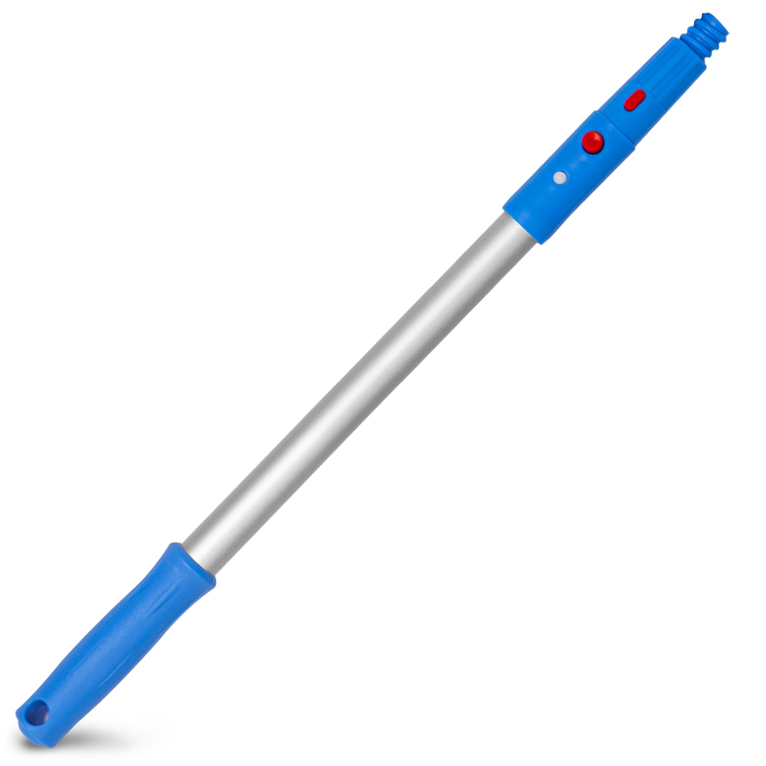 Gritt Commercial Window Squeegee With Quick Release And Rubber Grip, 18in, Blue/Silver - Image 4