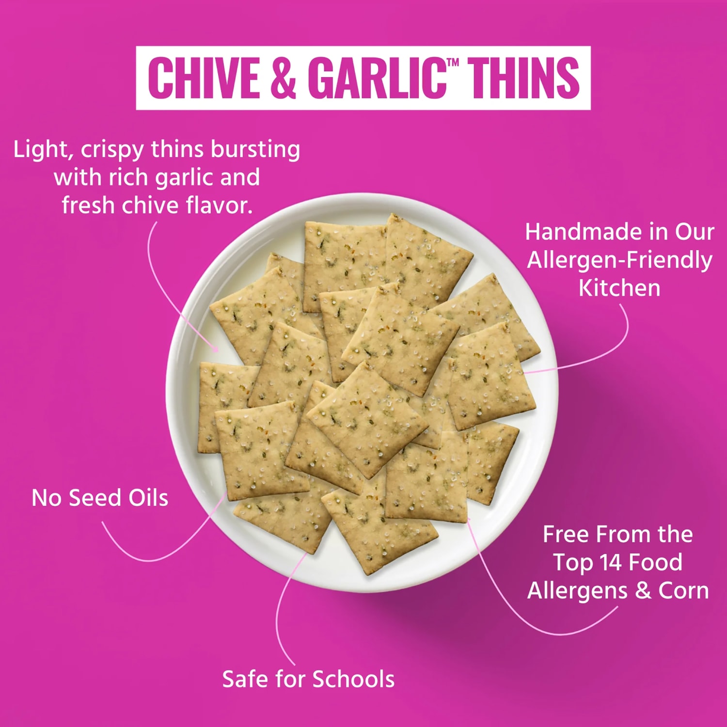 Every Body Eat Chive & Garlic Crackers, 1.1 Oz, Total Qty 20 - Image 5