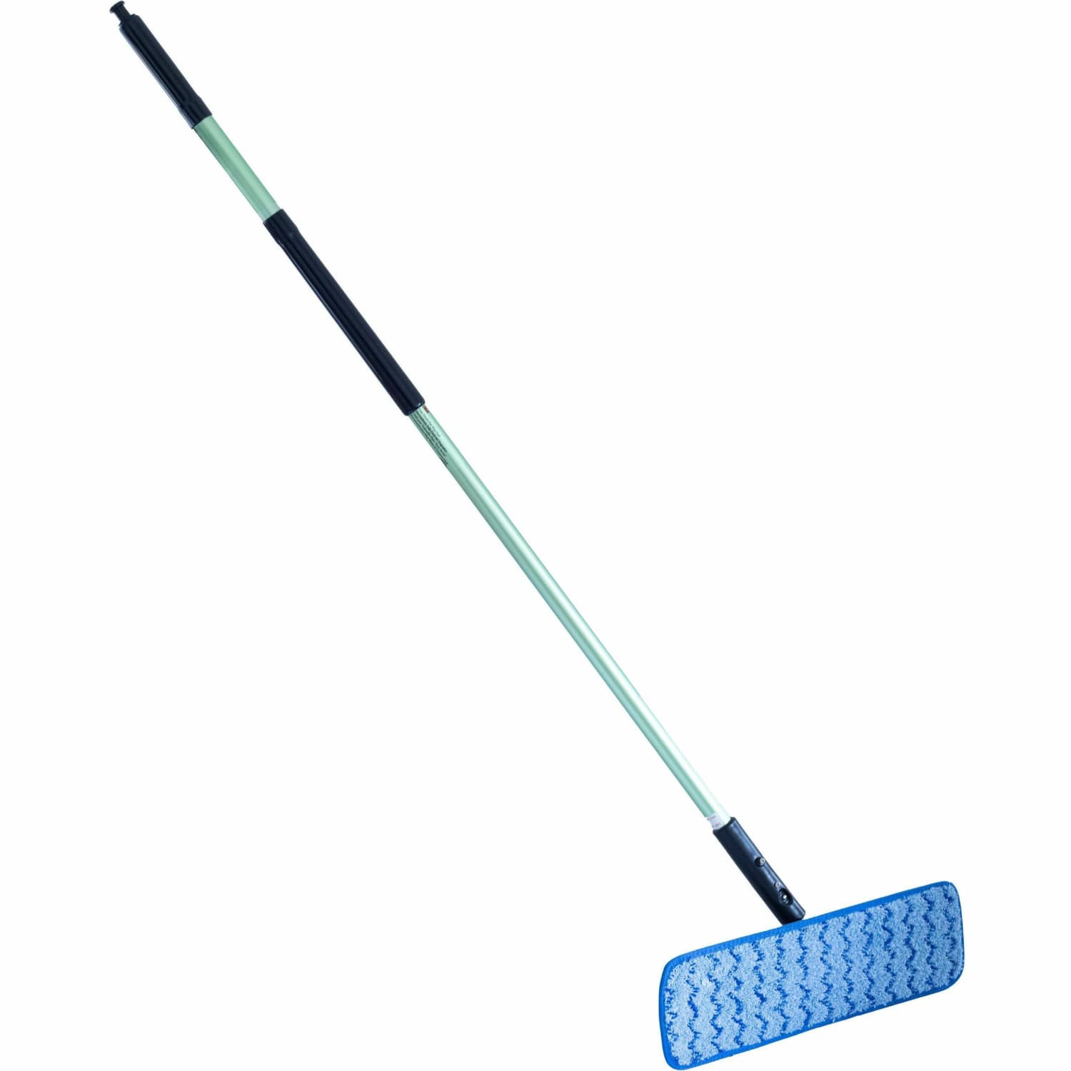 SKILCRAFT Microfiber Flat Mops - 5.5in Width x 18in Depth - Hook & Loop Backing, Lightweight, Durable, Long Lasting - MicroFiber - Blue - 12 / Box - Image 3