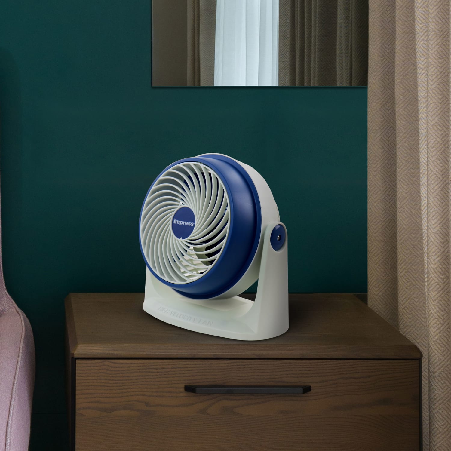 Impress 8in High-Velocity Air Circulator Fan, 10-1/2inH x 8inW x 8inD - Image 5