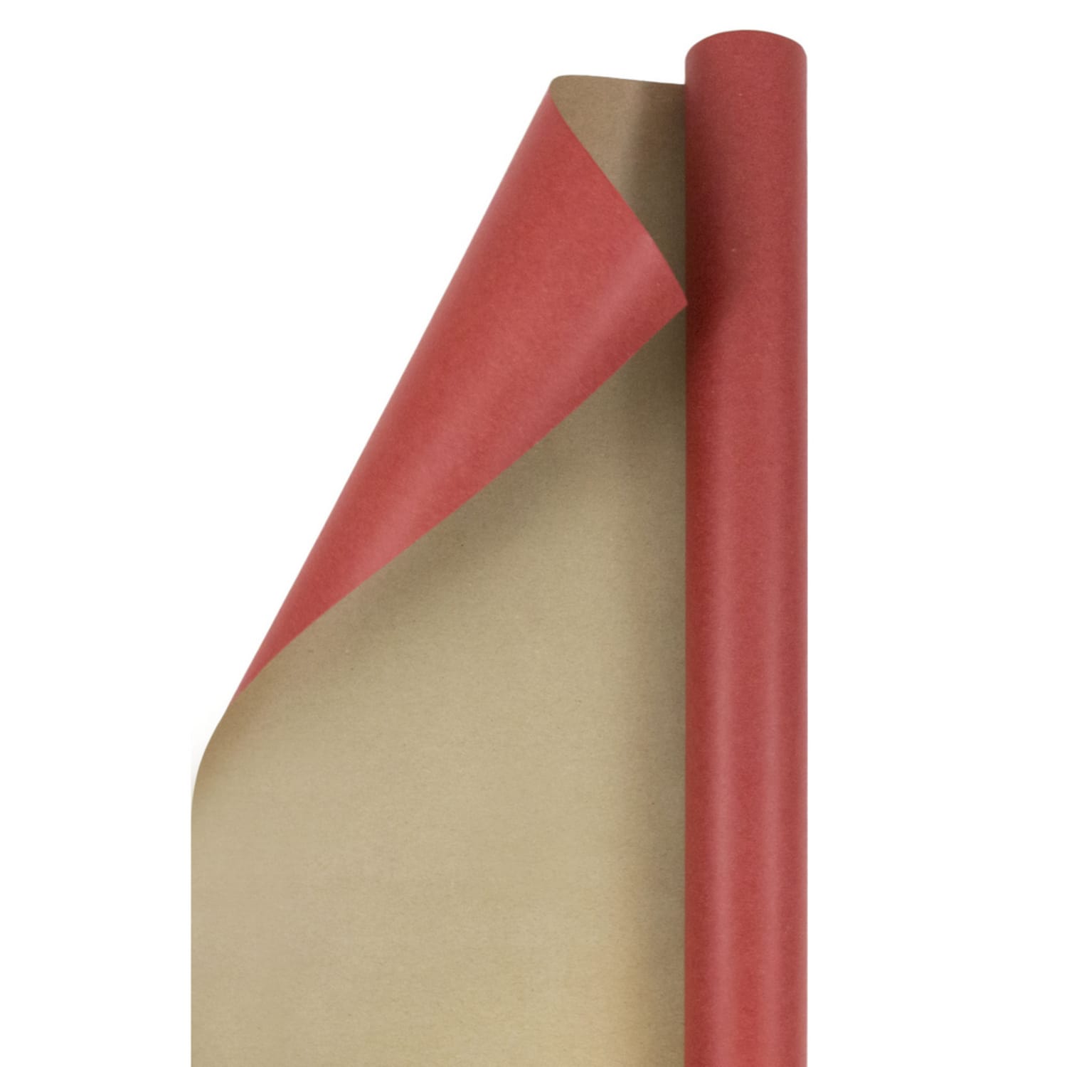 JAM Paper Wrapping Paper, Kraft, 25 Sq Ft, Red - Image 3
