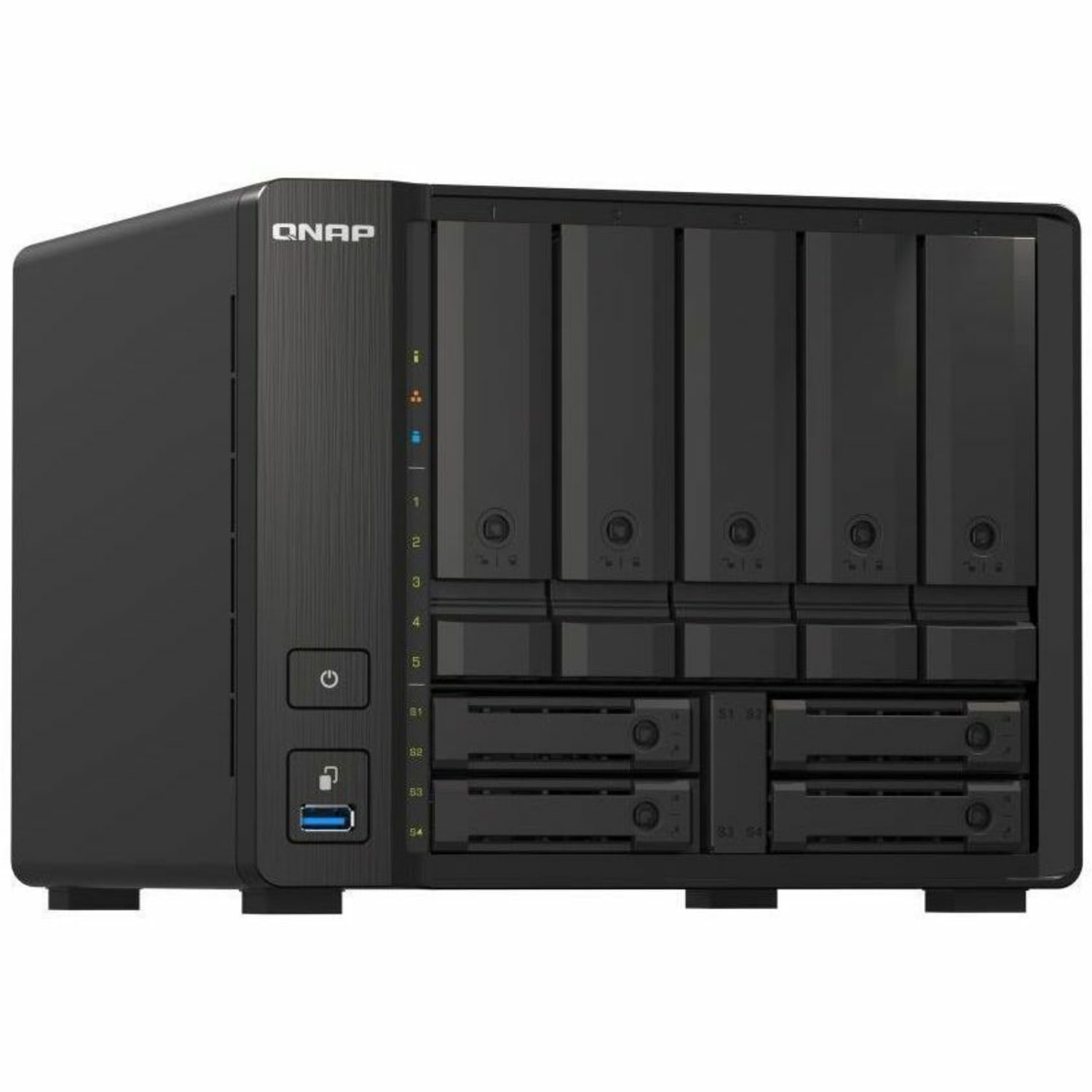 QNAP TS-H973AX-8G-US SAN/NAS Storage System - AMD Ryzen V1500B Quad-core (4 Core) 2.20 GHz - 9x HDD Supported - TSH973AX8GUS - Image 4