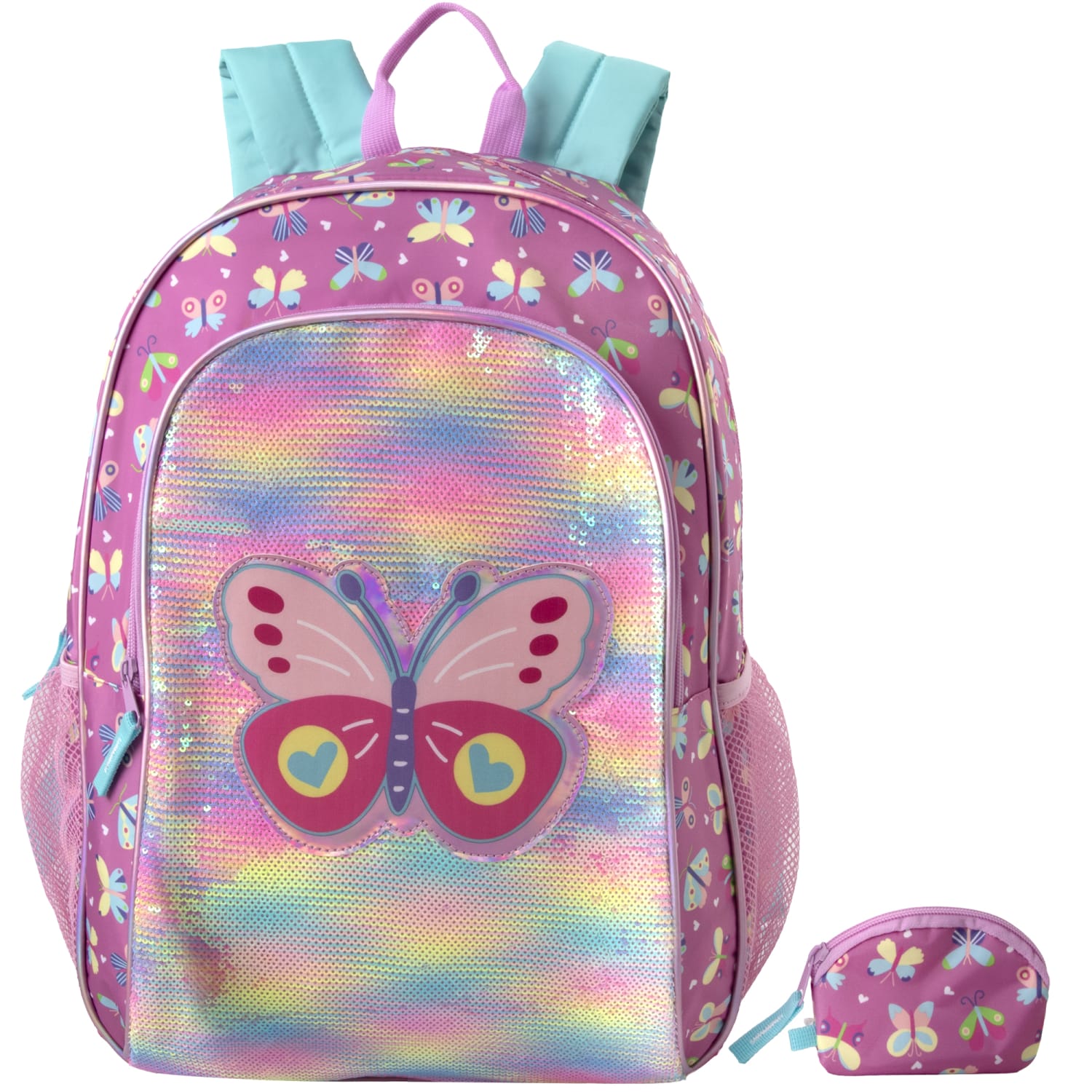 Trailmaker Backpack, Pink Butterfly, Total Qty 1