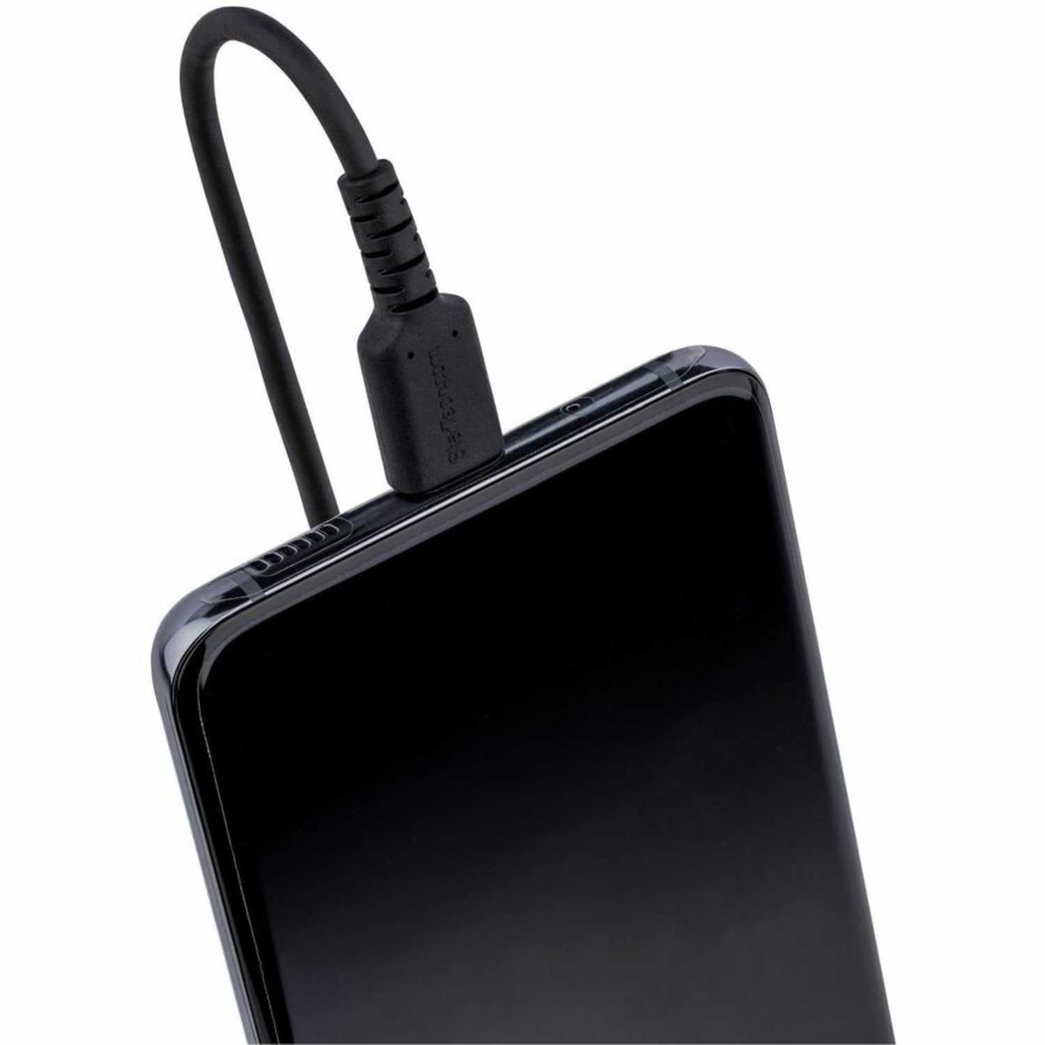 StarTech.com 20in (50cm) USB C Charging Cable, Coiled Heavy Duty Fast Charge & Sync USB-C Cable, High Quality USB 2.0 Type-C Cable, Black - Image 6