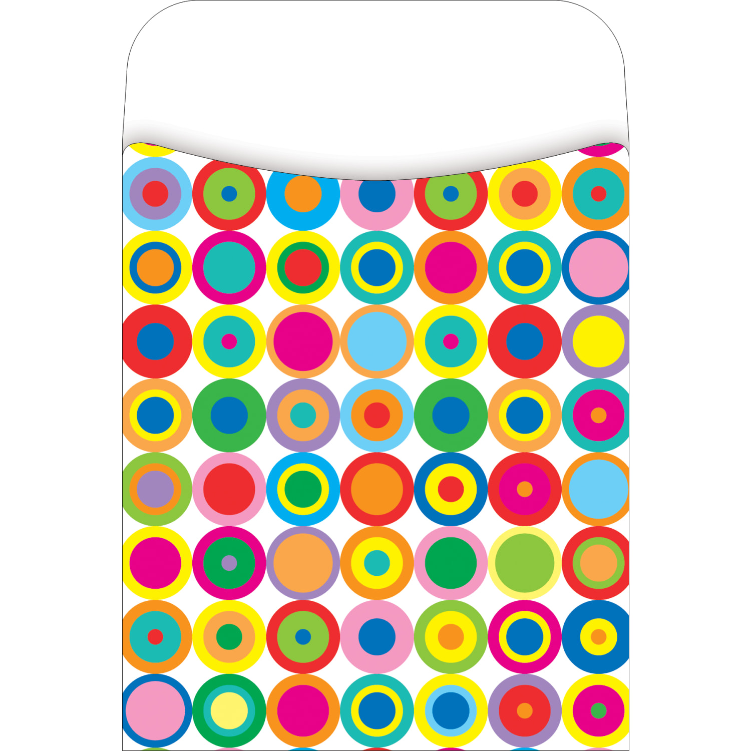 Barker Creek Peel & Stick Library Pockets, 3-1/2in x 5-1/8in, Groovy, Set Of 120 Pockets - Image 6