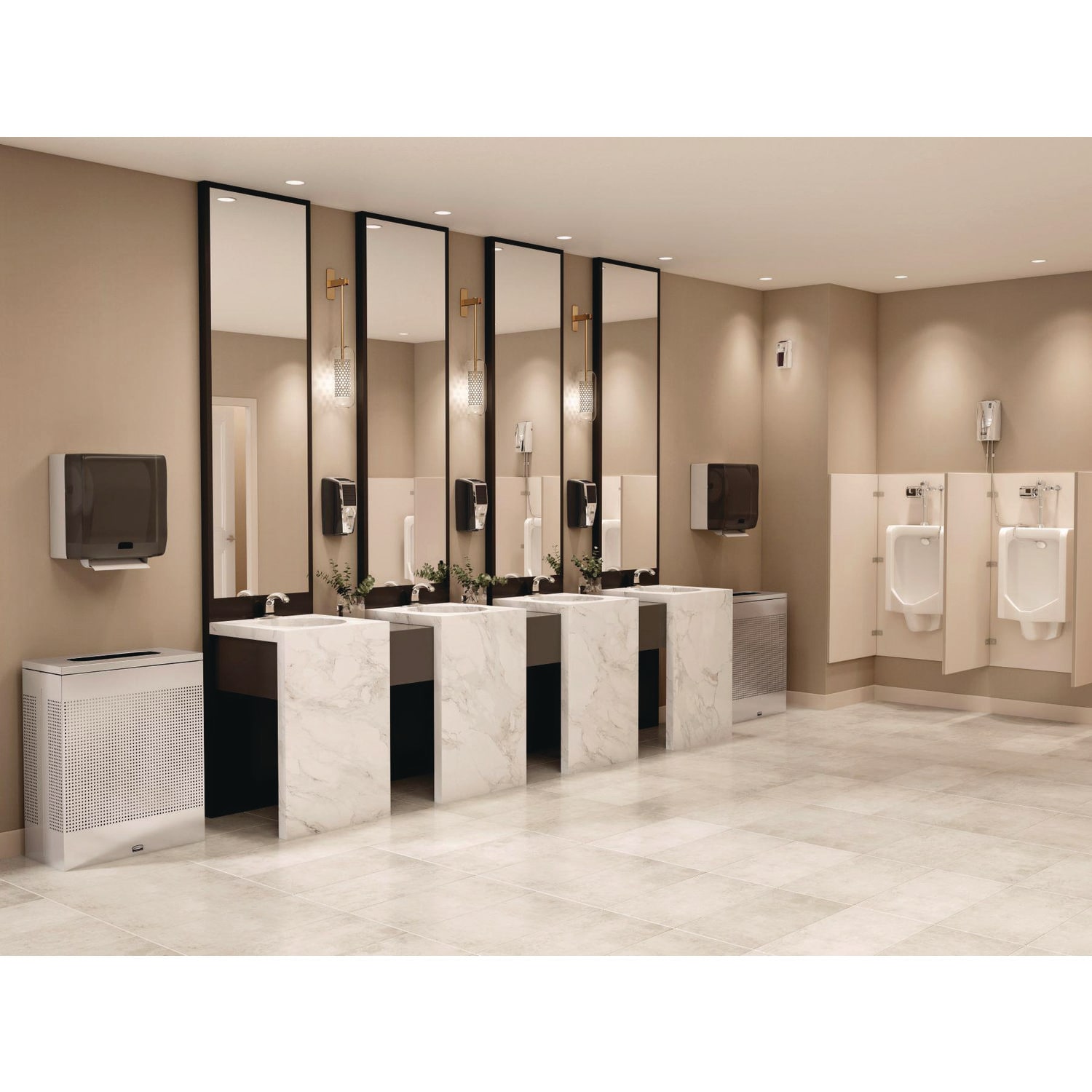 Rubbermaid Commercial One Shot Soap Dispenser - Touch Free, Foam, 1.9 x 5.5 x 4, Polished Chrome - Image 4