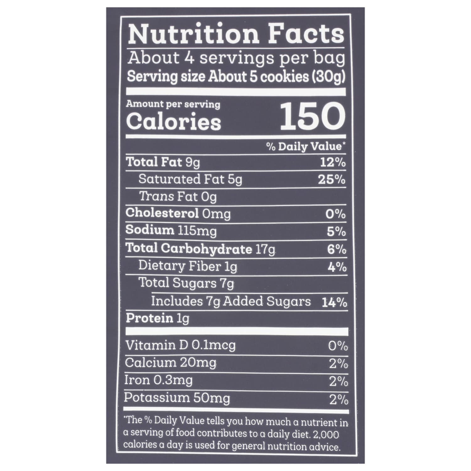 Siete Grain-Free Mexican Vanilla Chocolate Chip Cookies, 4.5 Oz, Total Qty 10 - Image 3