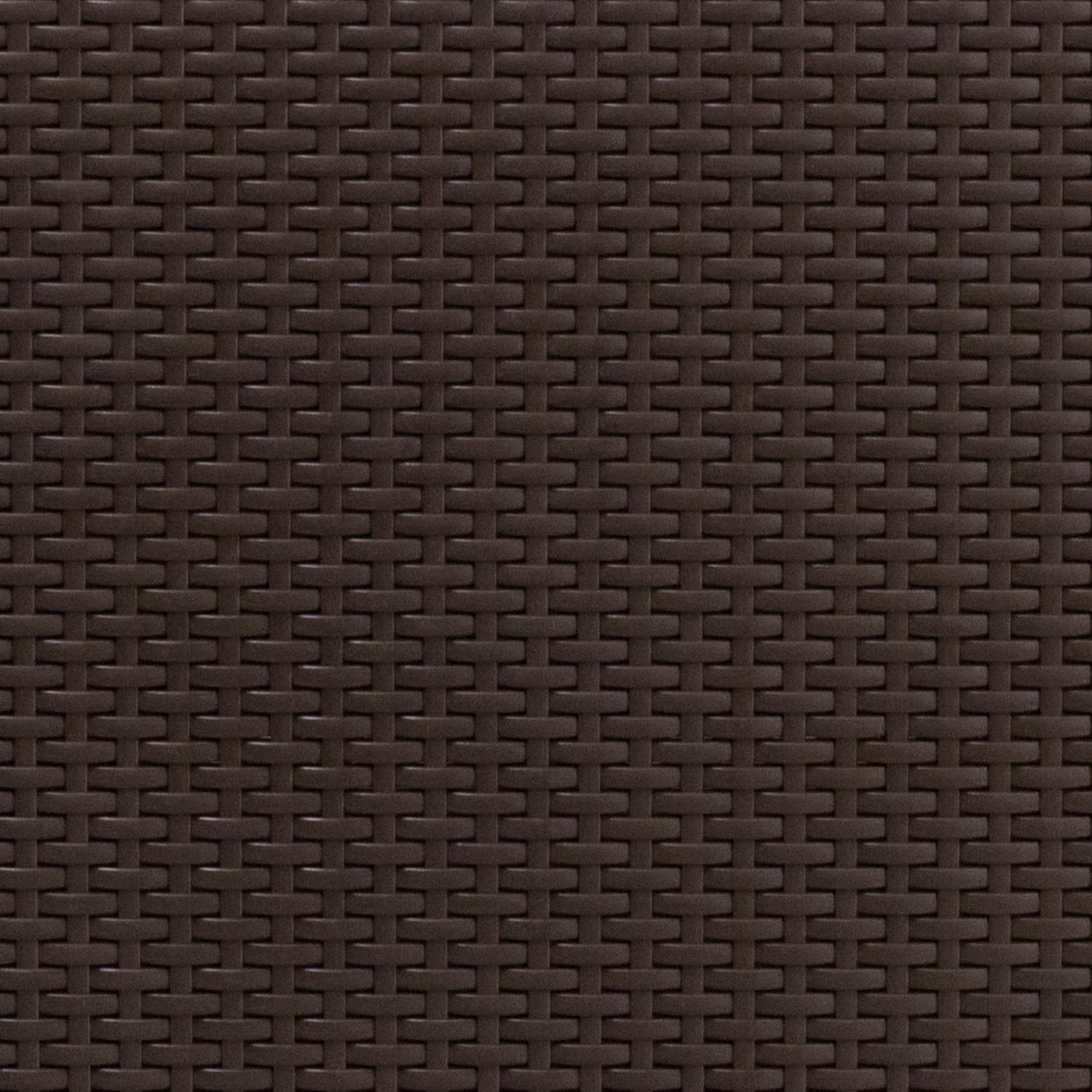 Flash Furniture Faux Rattan Outdoor Chair With Curved Arms And All-Weather Cushion, Chocolate Brown - Image 12