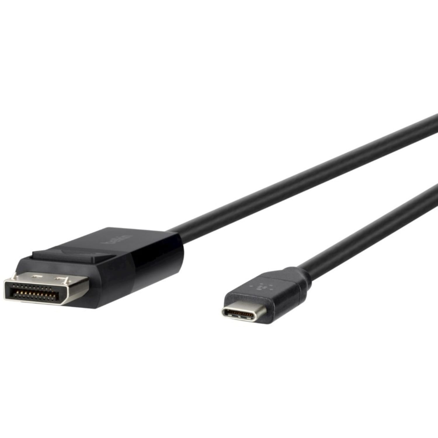 Belkin USB-C to DisplayPort Adapter Cable 4k 60Hz 6 foot - Black - 5.91 ft DisplayPort/USB A/V Cable  - B2B10306BLK - Image 4