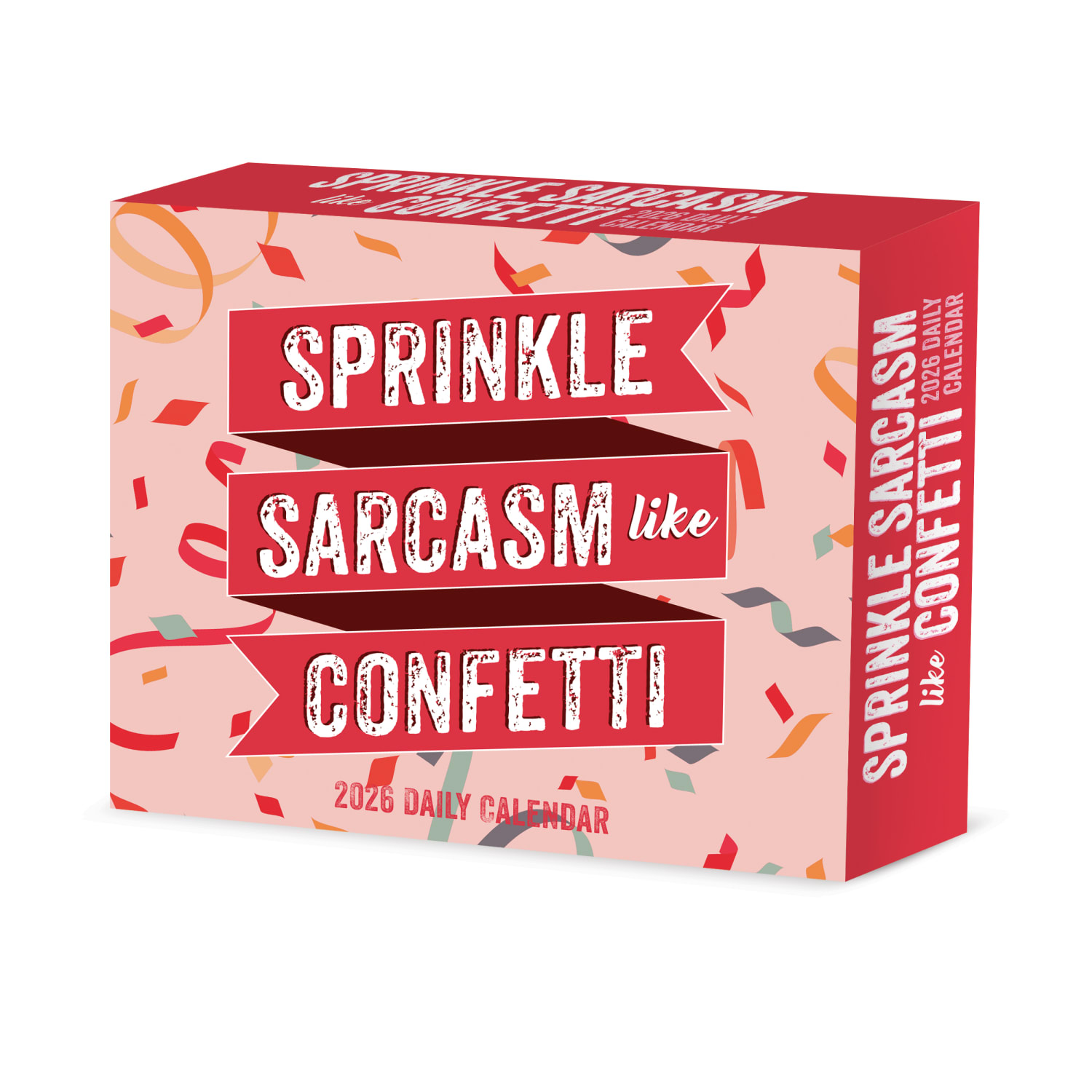 2026 Willow Creek Press Page-A-Day Daily Desk Calendar, 6-1/4in x 5-1/2in, Sprinkle Sarcasm Like Confetti, January To December, 54420