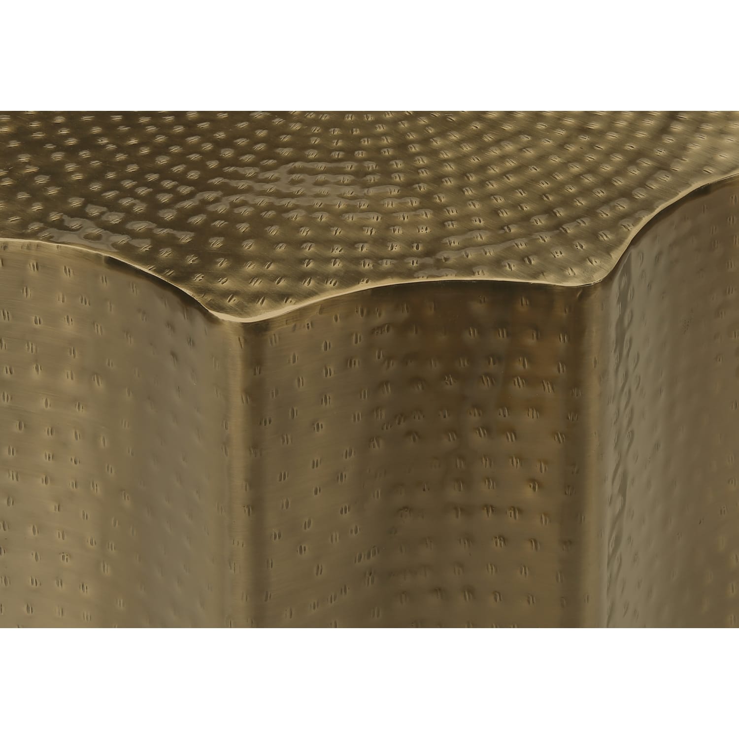 Monarch Specialties Frida Metal Accent Table, 22inH x 20inW x 20inD, Gold, I3900 - Image 5