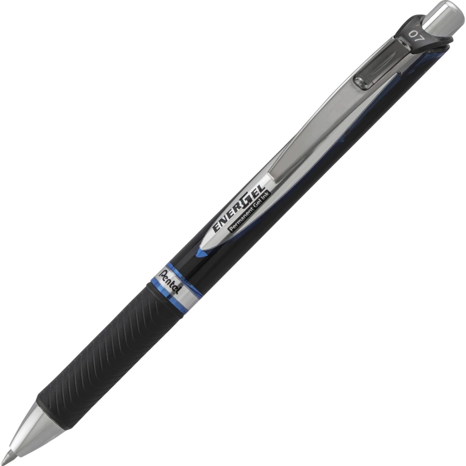 EnerGel PRO Pigment Gel Pens, Medium Point, 0.7 mm, Blue Barrel, Blue Ink, Pack Of 3 - Image 4