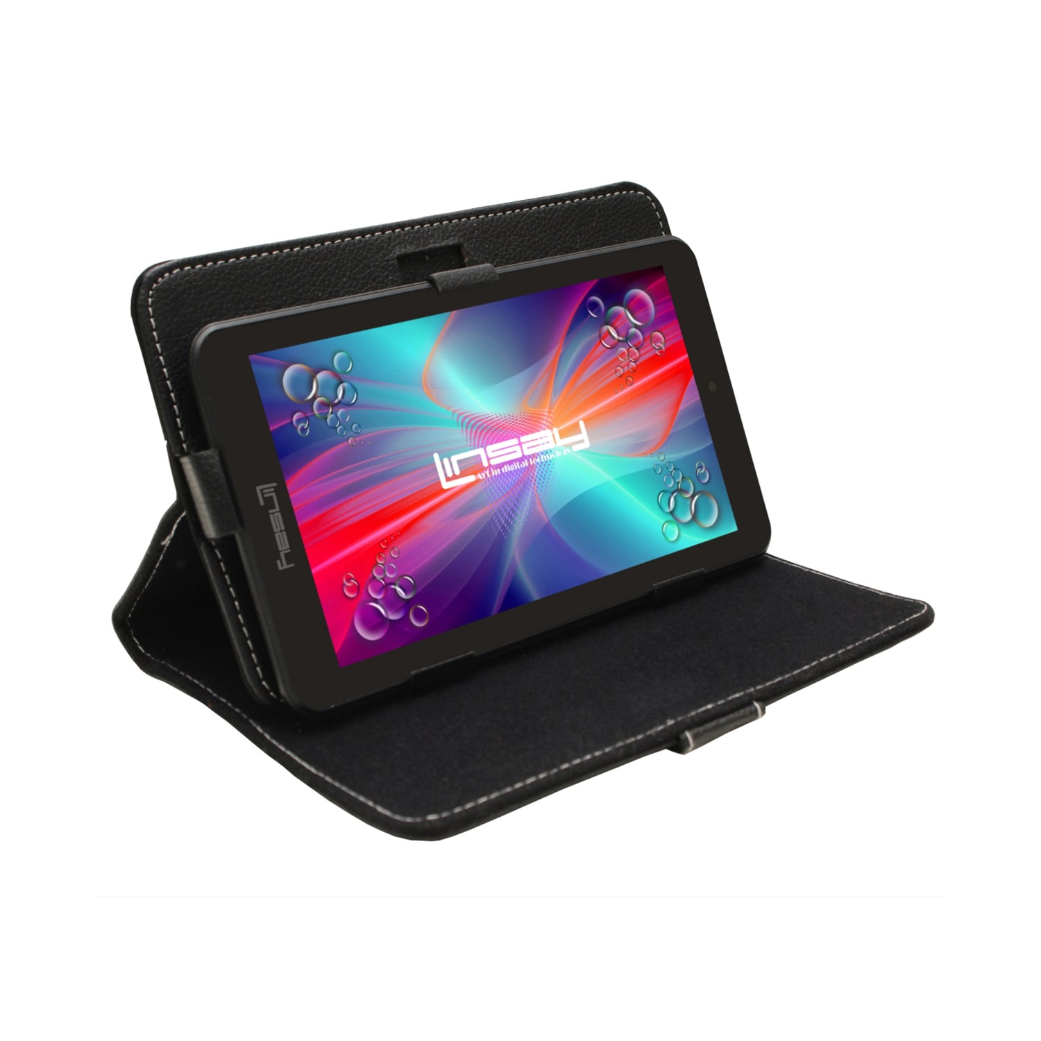 Linsay F7 Wi-Fi Tablet, 7in Screen, 2GB Memory, 64GB Storage, Android 13, Black - Image 3