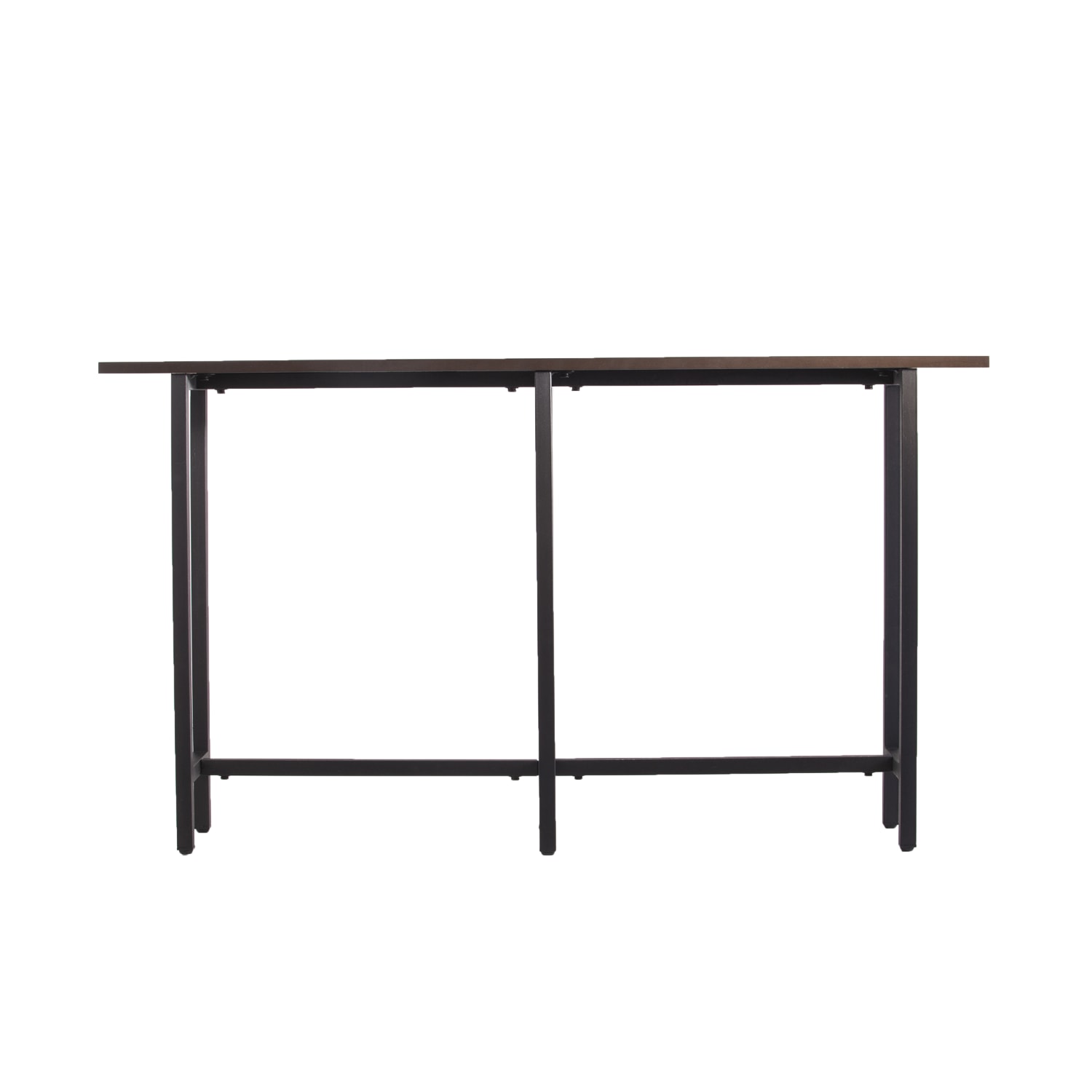 SEI Furniture Hendry Console Table, 30inH x 54inW x 10inD, Espresso/Matte Black - Image 3