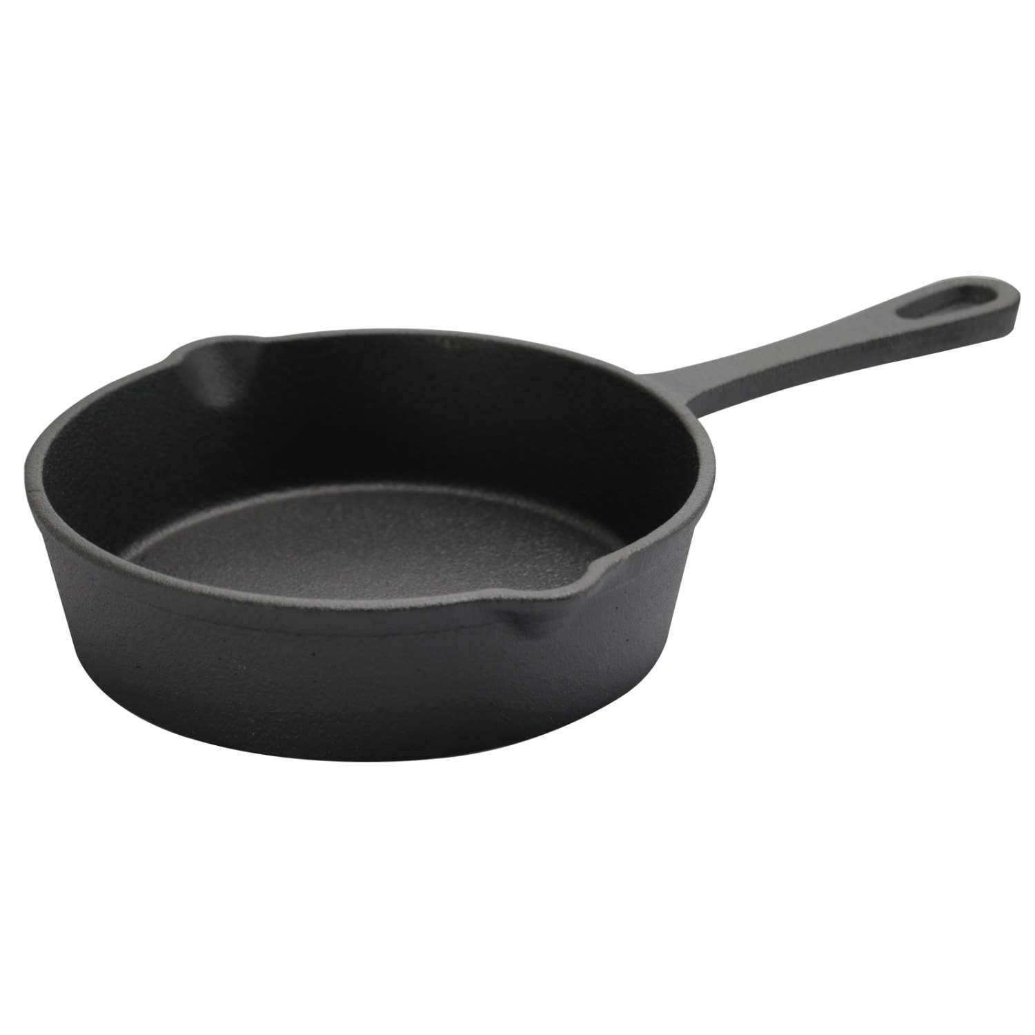 Gibson Home Campton Mini Round Cast Iron Frying Pan, Black - Image 5