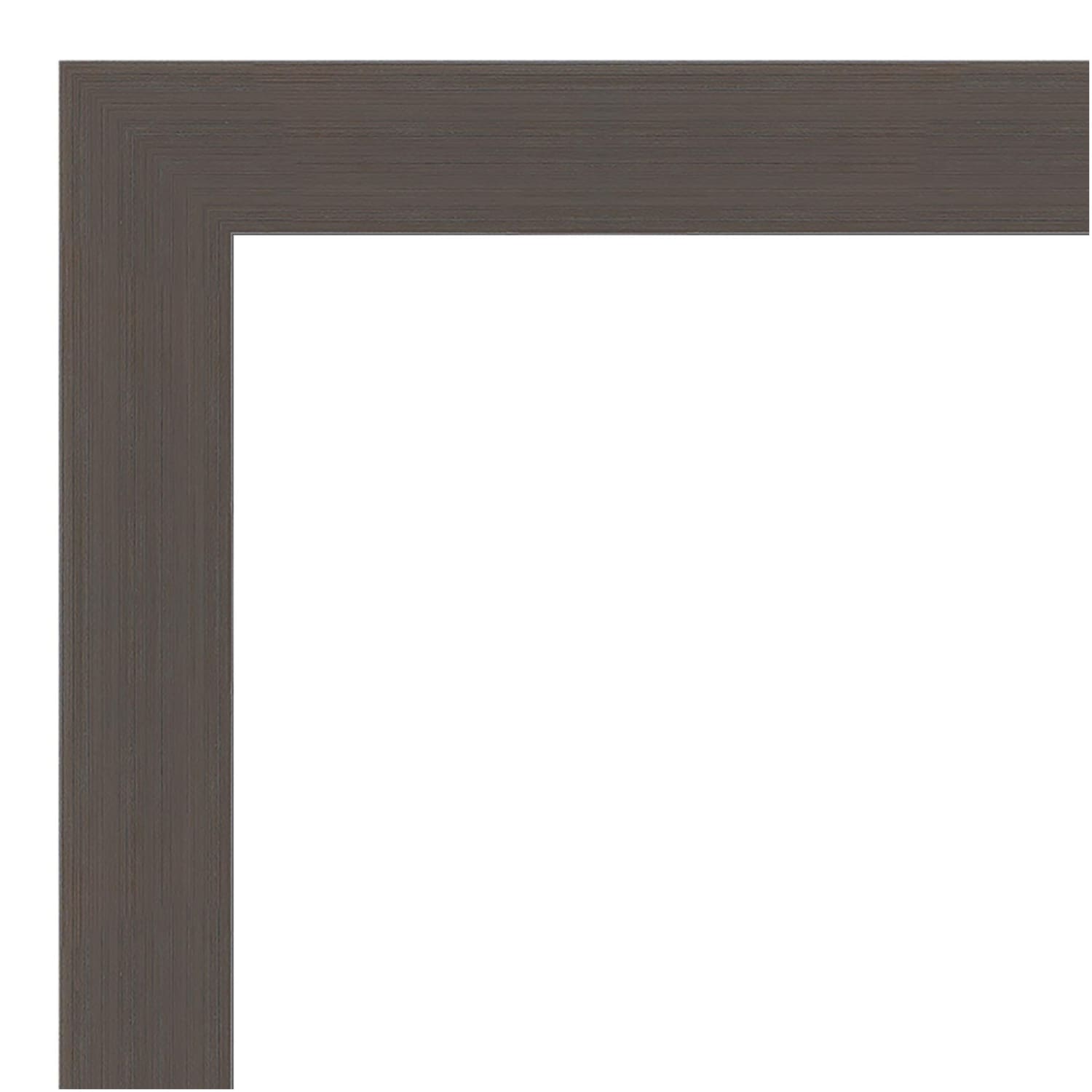 Amanti Art Picture Frame, 20in x 24in, Opening Size 16in x 20in, Brushed Pewter - Image 4