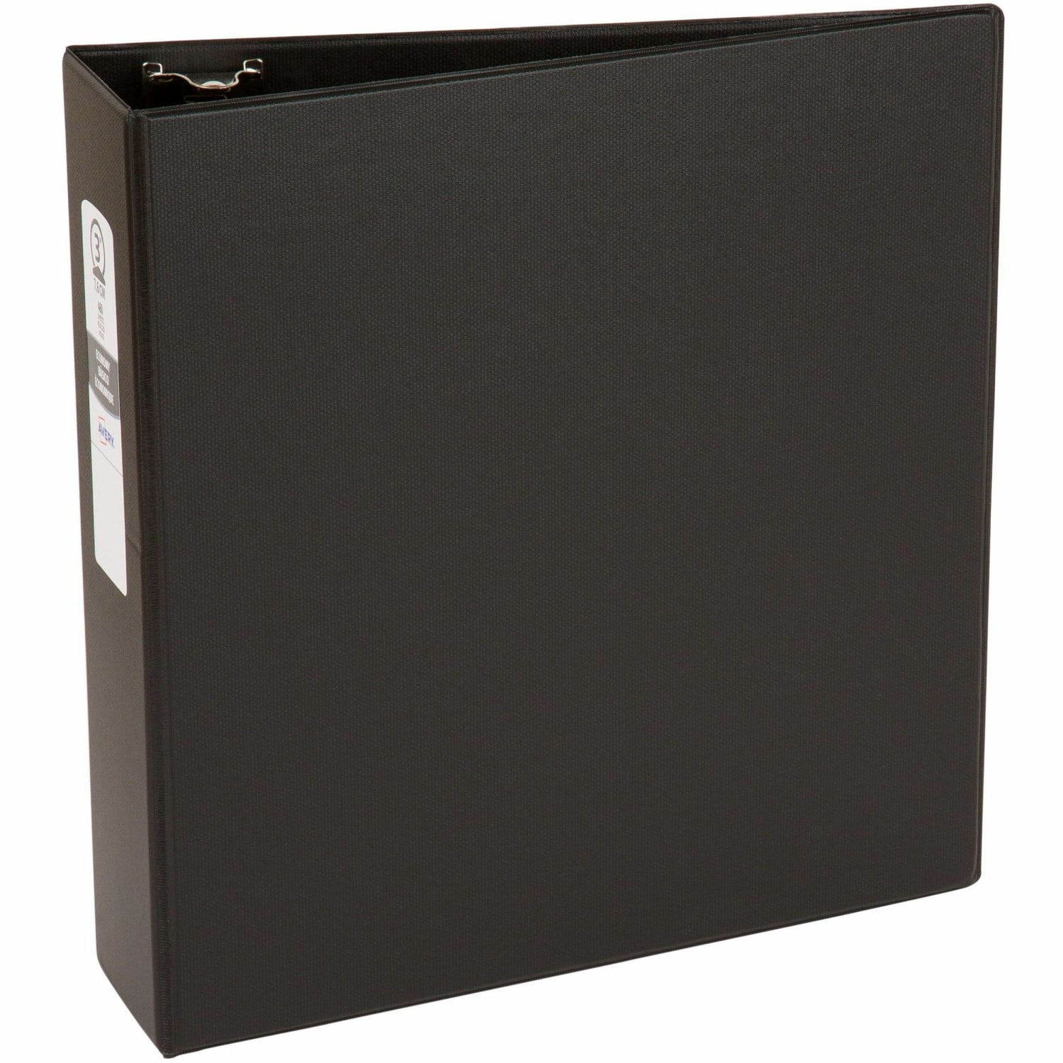 Avery Economy 3-Ring Binder, 3in Round Rings, 44% Recycled, Black - Image 3