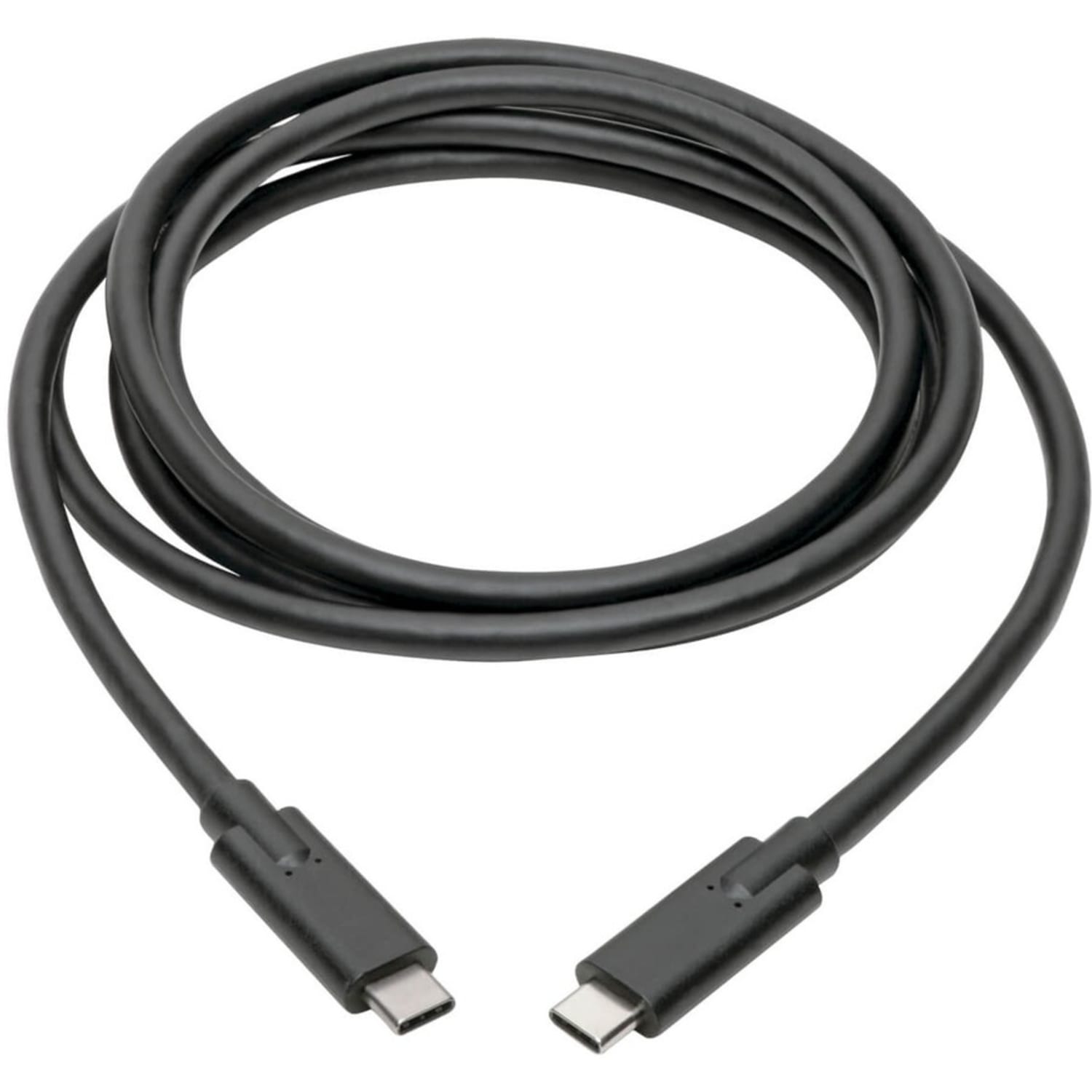 Tripp Lite USB Type C to USB C Cable USB 3.1 5A Rating 100W 5 Gbps M/M 6ft, Black - Image 5