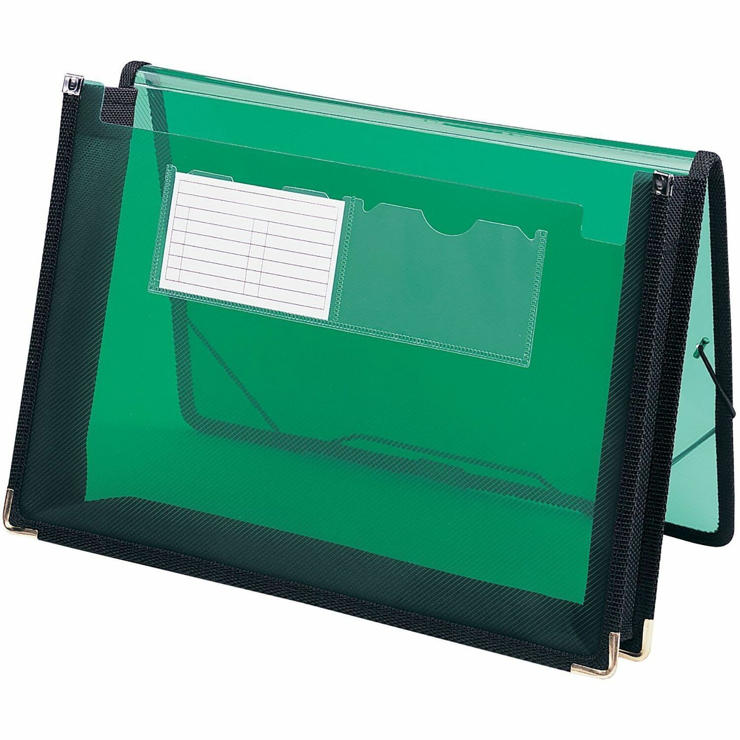 Smead Inndura UltraColor Expanding Wallet, Letter Size, 5 1/4in Expansion, Green - Image 3