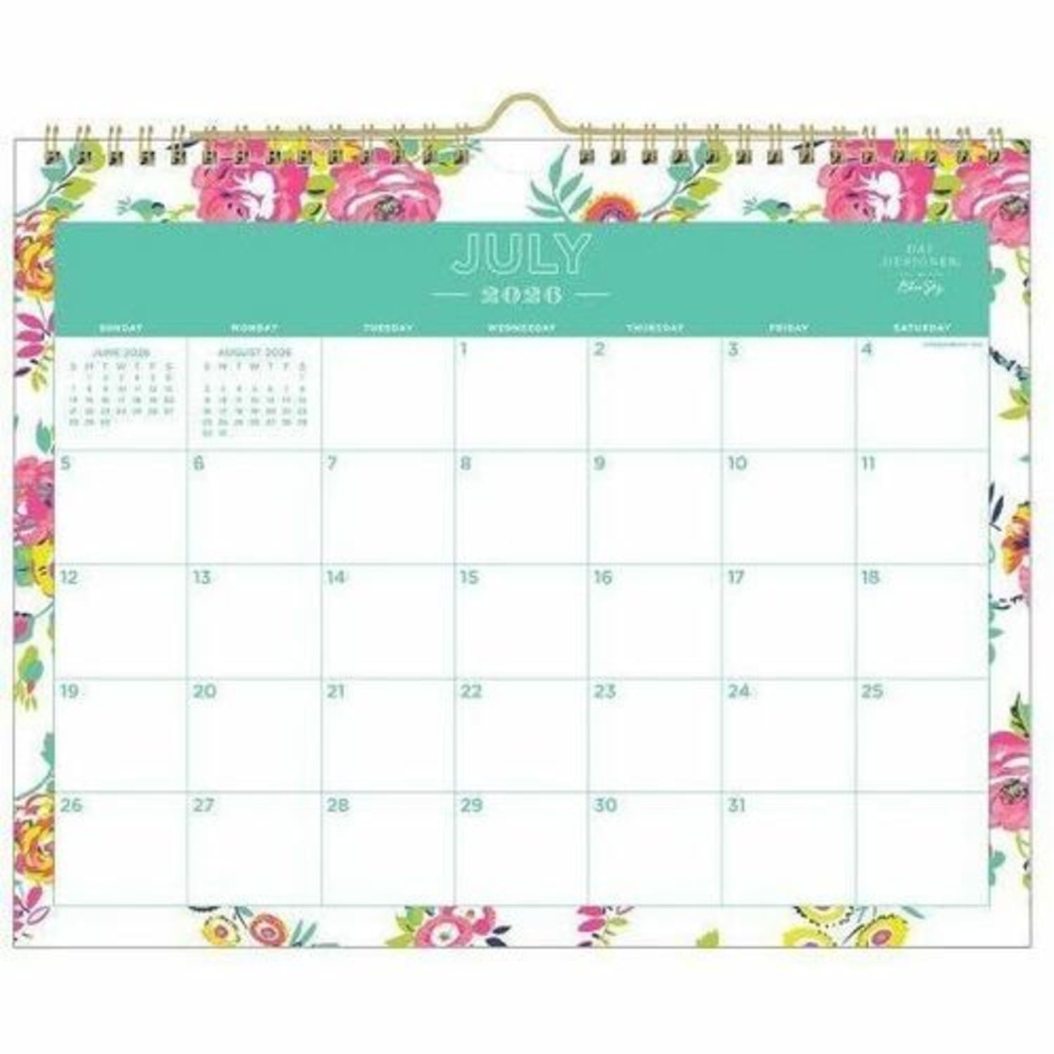 Wall Calendar DD Peyton White - 11x8.75 AY26-27 Monthly Safety Wirebound - - Image 5