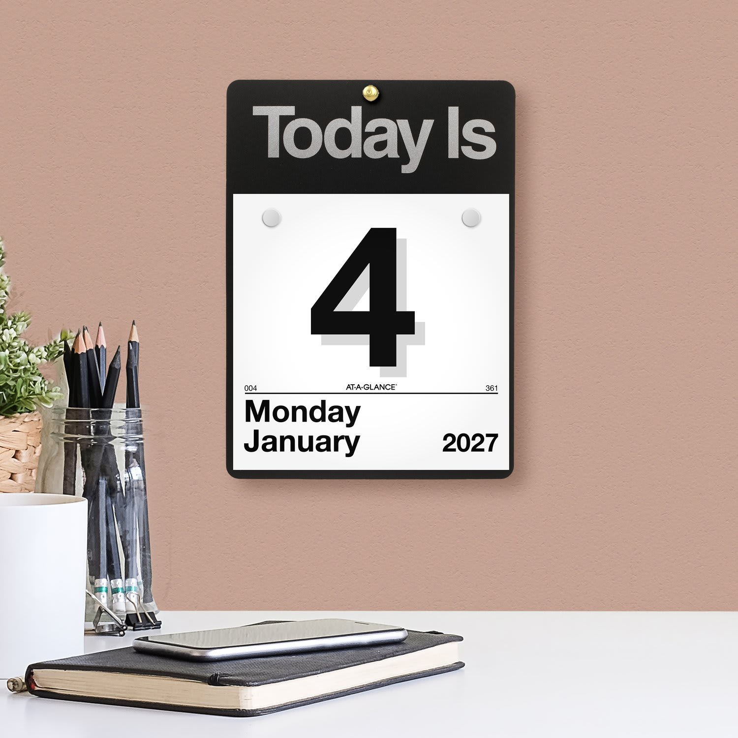 AT-A-GLANCE 2027 Today Is" Daily Wall Calendar, Small, 6in x 6in - Image 3