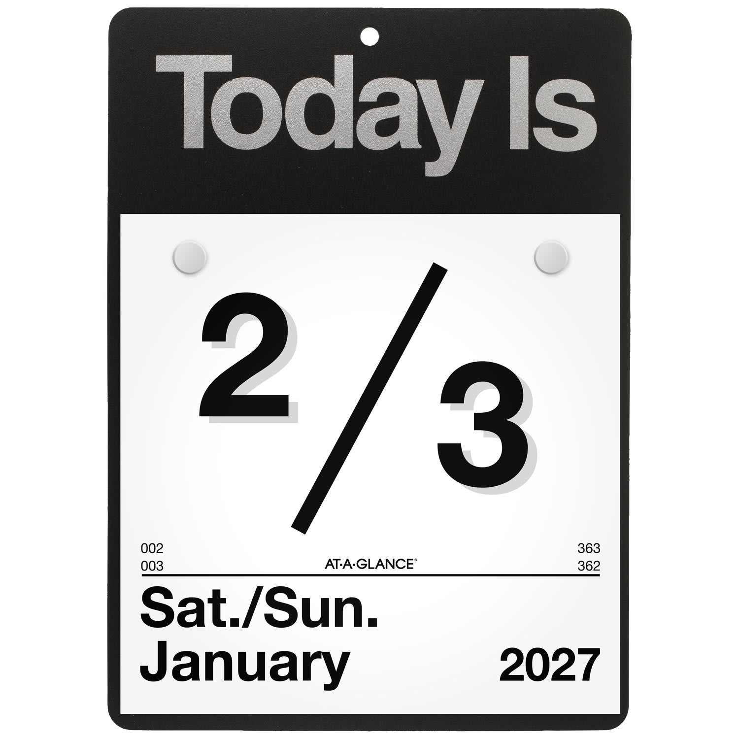 AT-A-GLANCE 2027 Today Is" Daily Wall Calendar, Small, 6in x 6in - Image 4