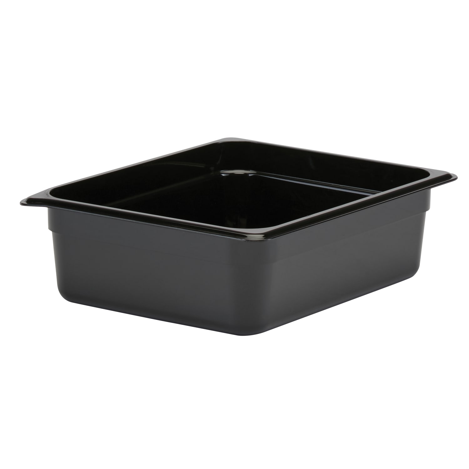 Cambro Camwear GN 1/2 Size 4in Food Pans, 4inH x 10-1/2inW x 12-3/4inD, Black, Set Of 6 Pans - Image 3