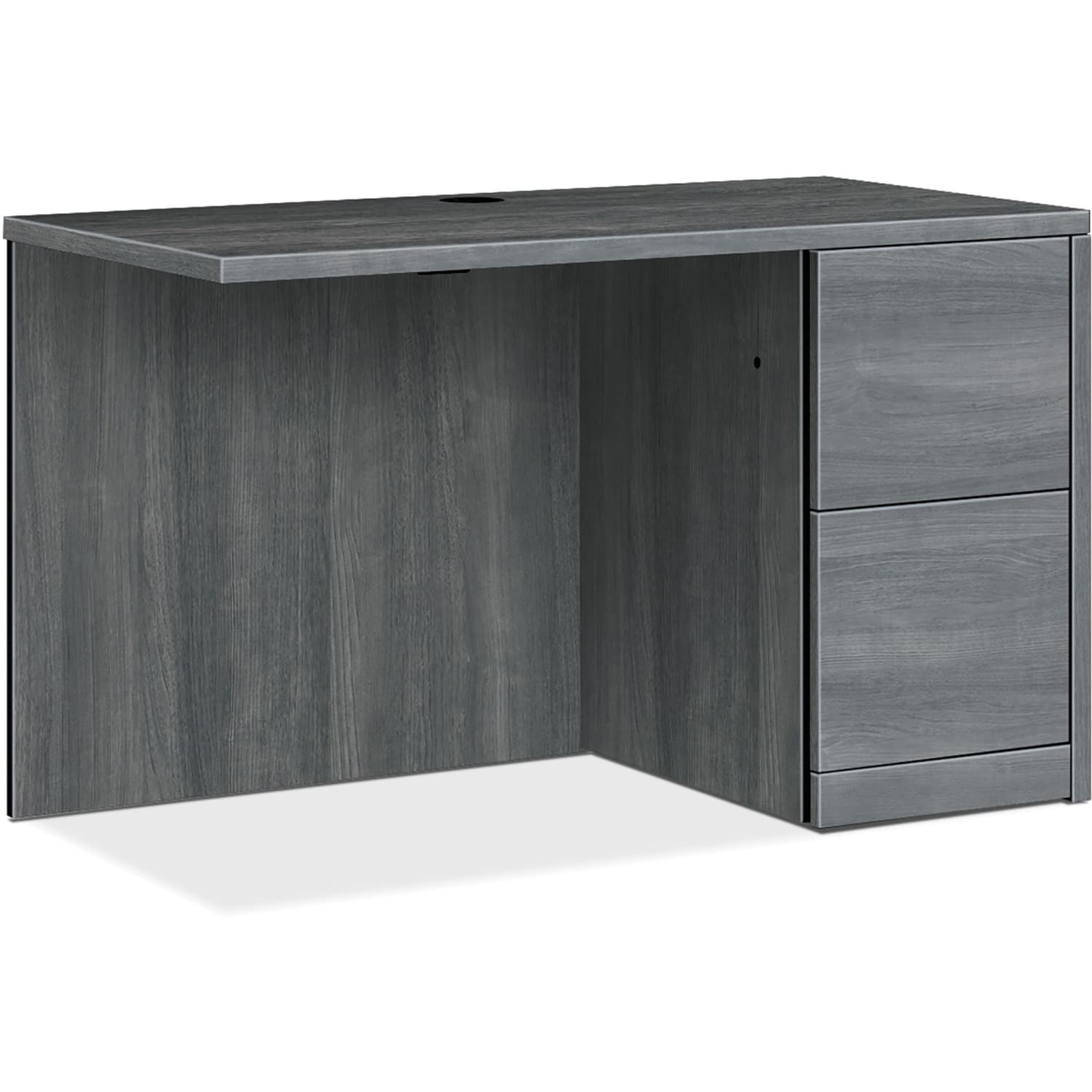 HON 10500 48in Right Desk Return, Gray - Image 3