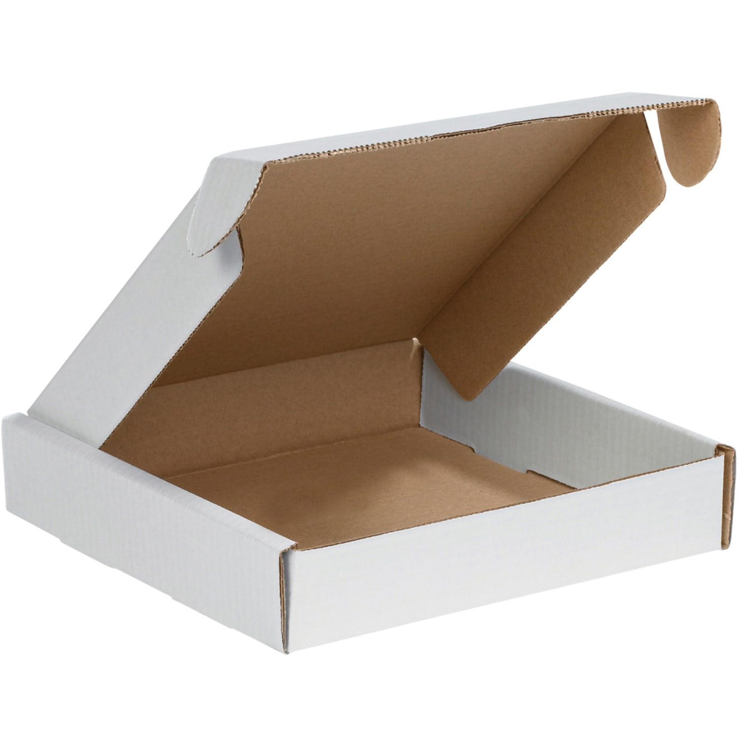 Partners Brand Deluxe Literature Mailers, 10in x 10in x 2in, White, Pack Of 50