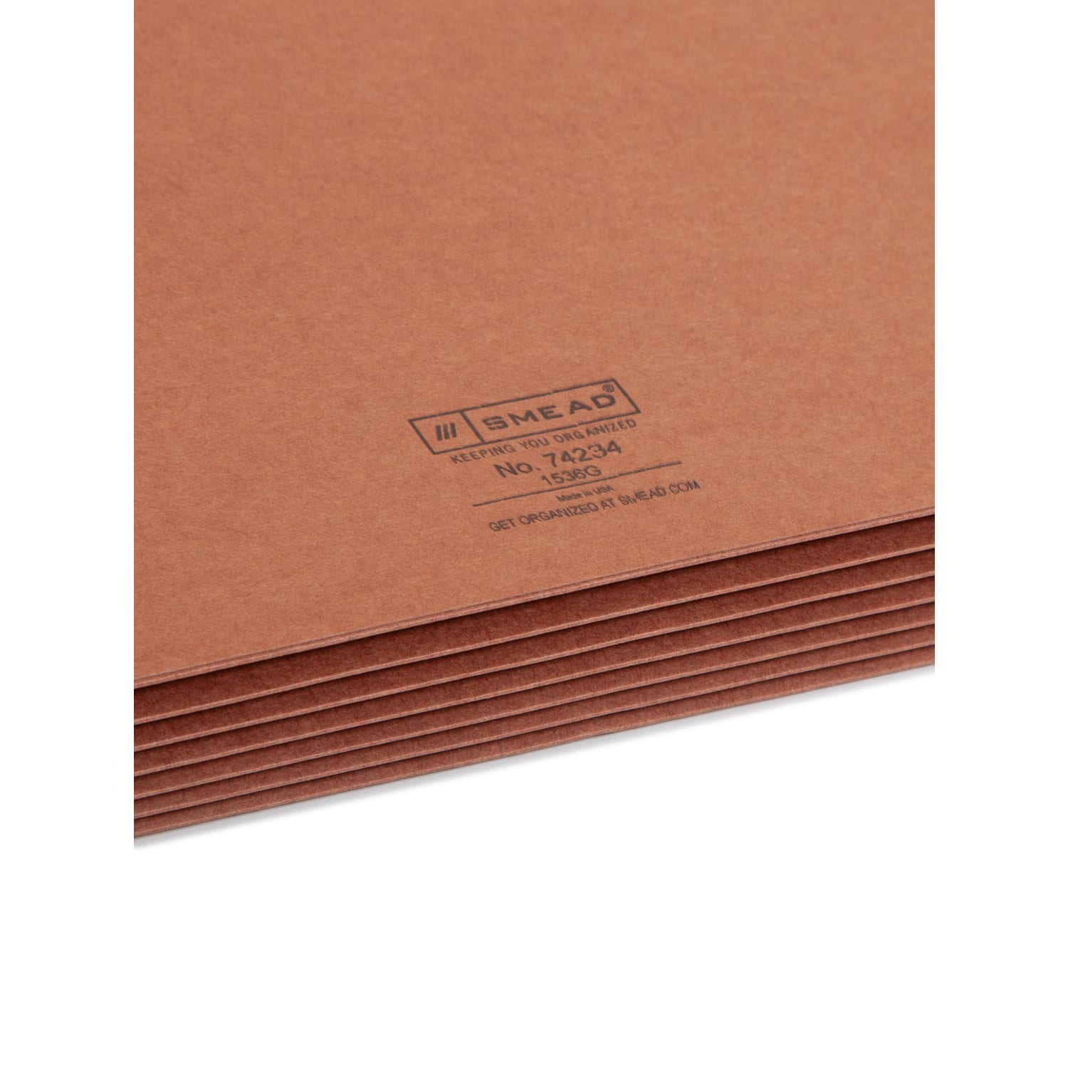 Smead Expanding File Pockets, 5 1/4in Expansion, 9 1/2in x 14 3/4in, 30% Recycled, Redrope, Pack Of 10 - Image 4