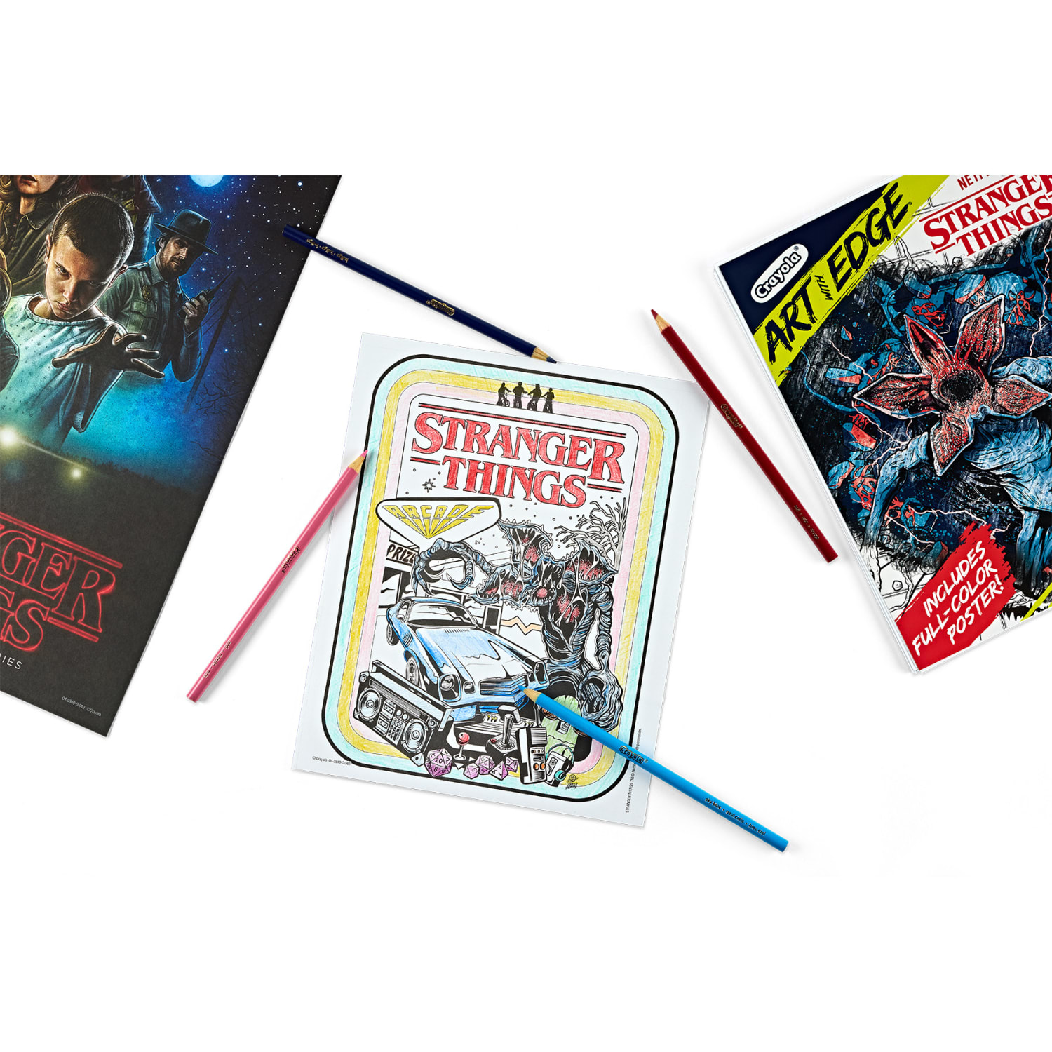 Crayola Art with Edge Stranger Things Coloring Book, 28 Coloring Pages, Pack Of 2 - Image 6