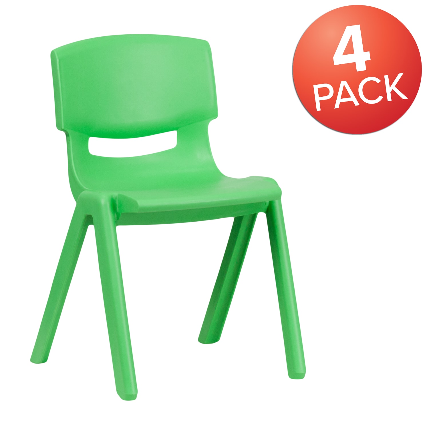 Flash Furniture Plastic Stackable School Chairs With 1314in Seat Height Green Pack Of 4 Chairs PopularChairscom Flash Furniture Plastic Stackable School Chairs With 13 14in Seat Height Green Pack Of 4 Chairs PopularChairscom