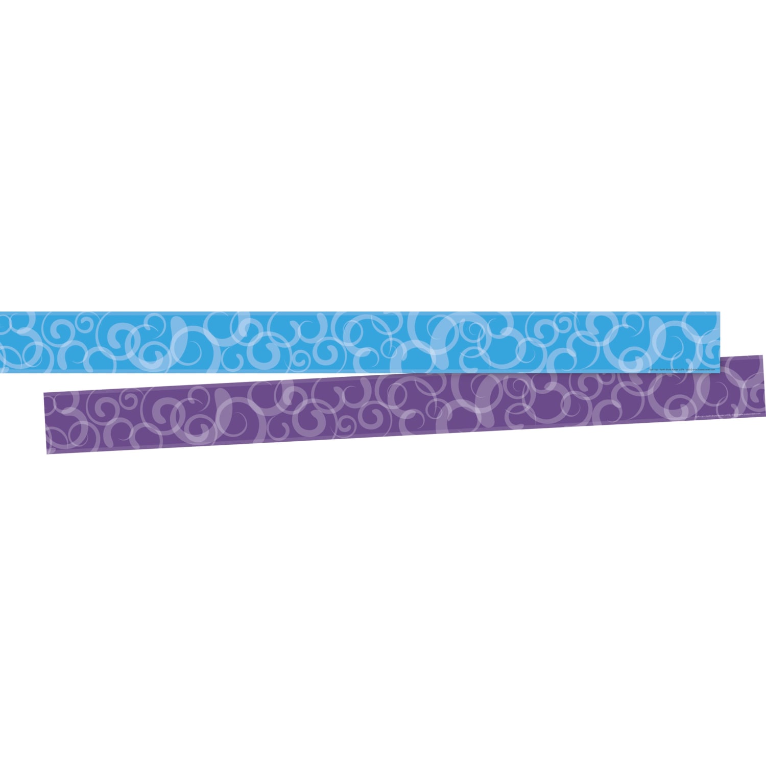 Barker Creek Double-Sided Border Strips, Calming Colors, Set Of 38 Strips - Image 4