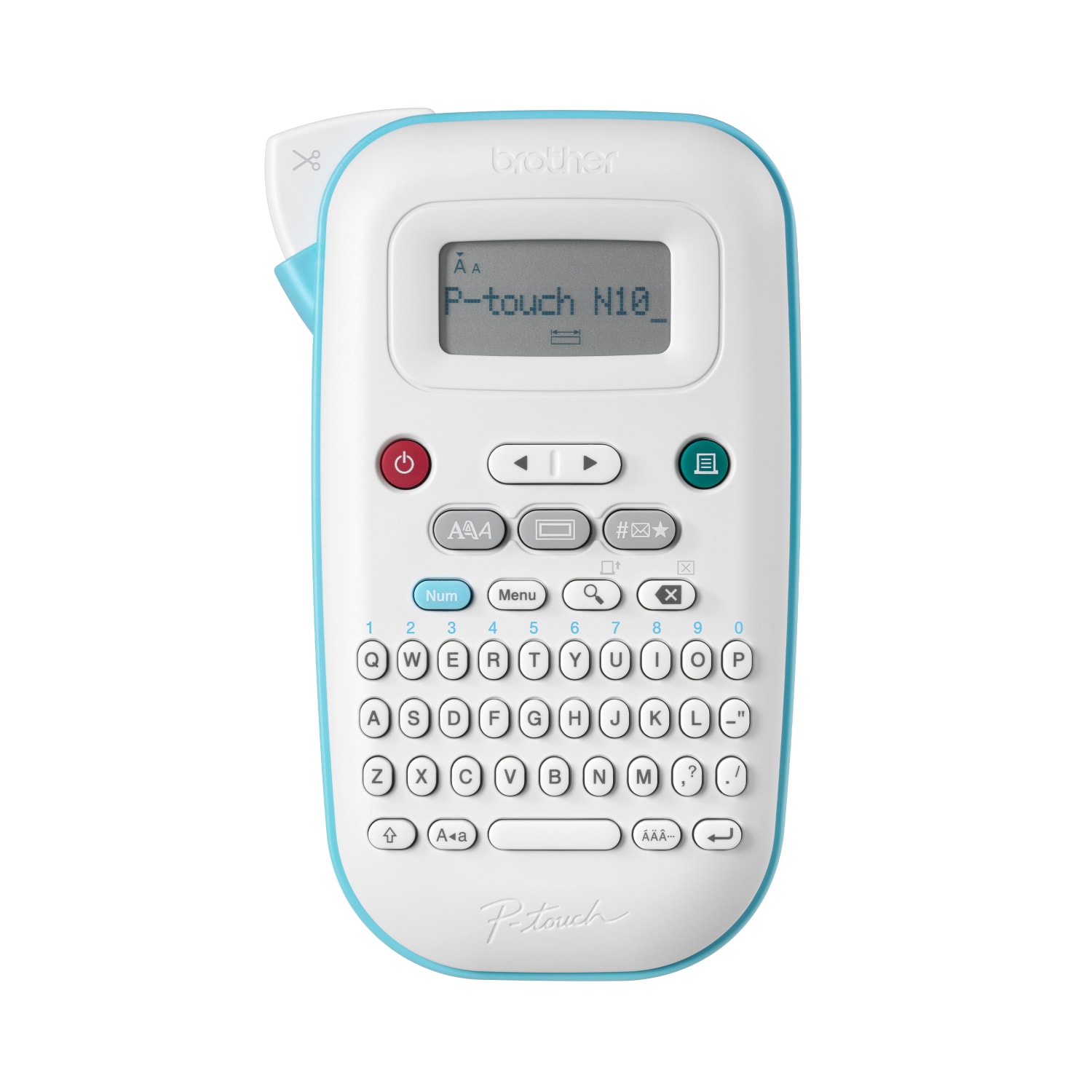 Brother P-touch Personal Handheld Label Maker (PT-N10), Prints on P-touch Btag ~1/2" (12mm) Label Tapes
