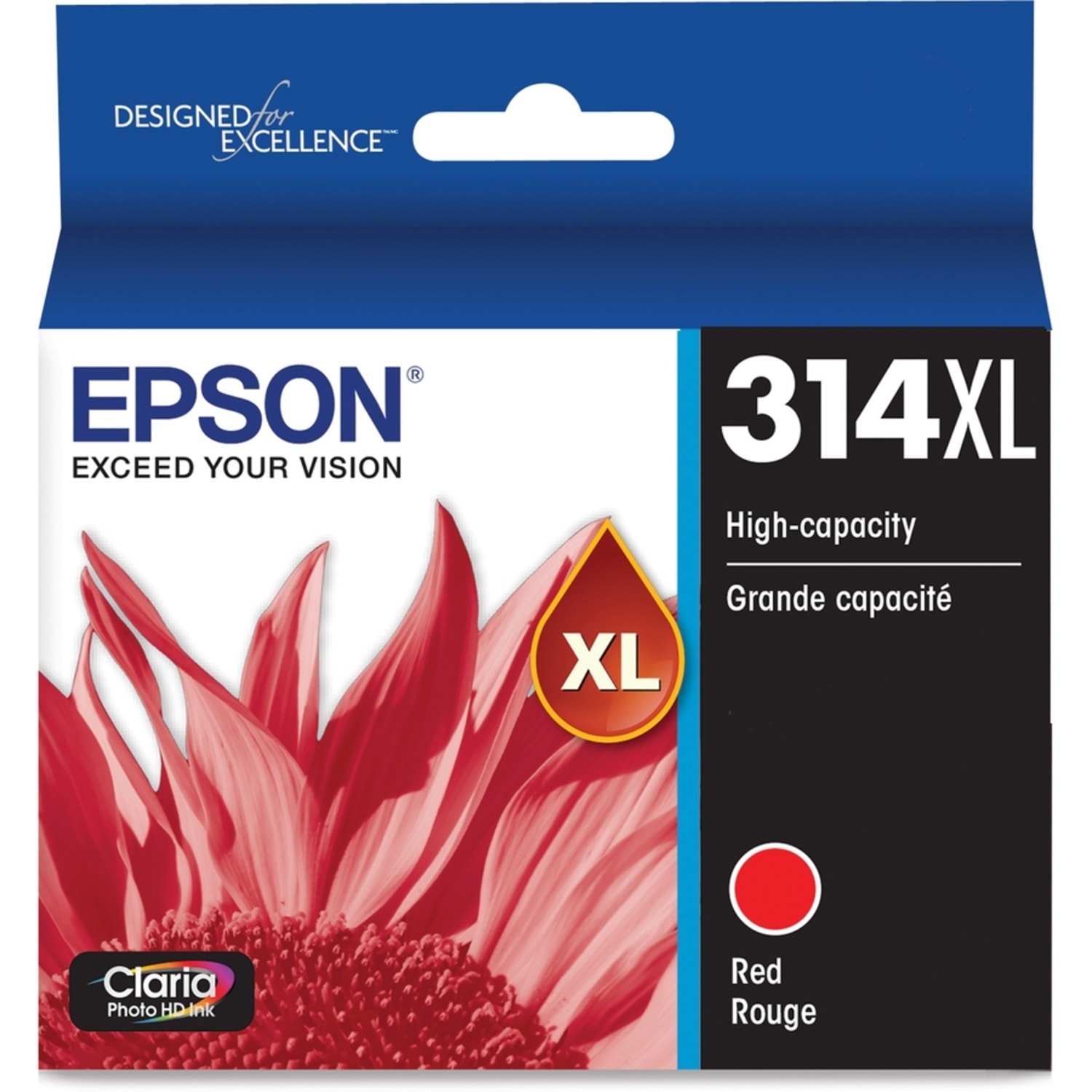 Epson Claria Photo HD T314XL Original Inkjet Ink Cartridge - Red - 1 Pack - Inkjet - 1 Pack - Image 3